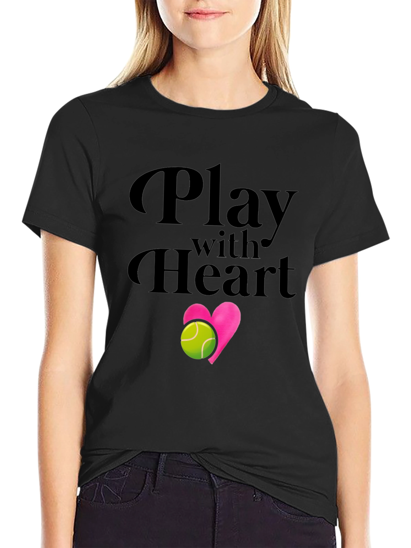 Play With Heart Tennis T-Shirt