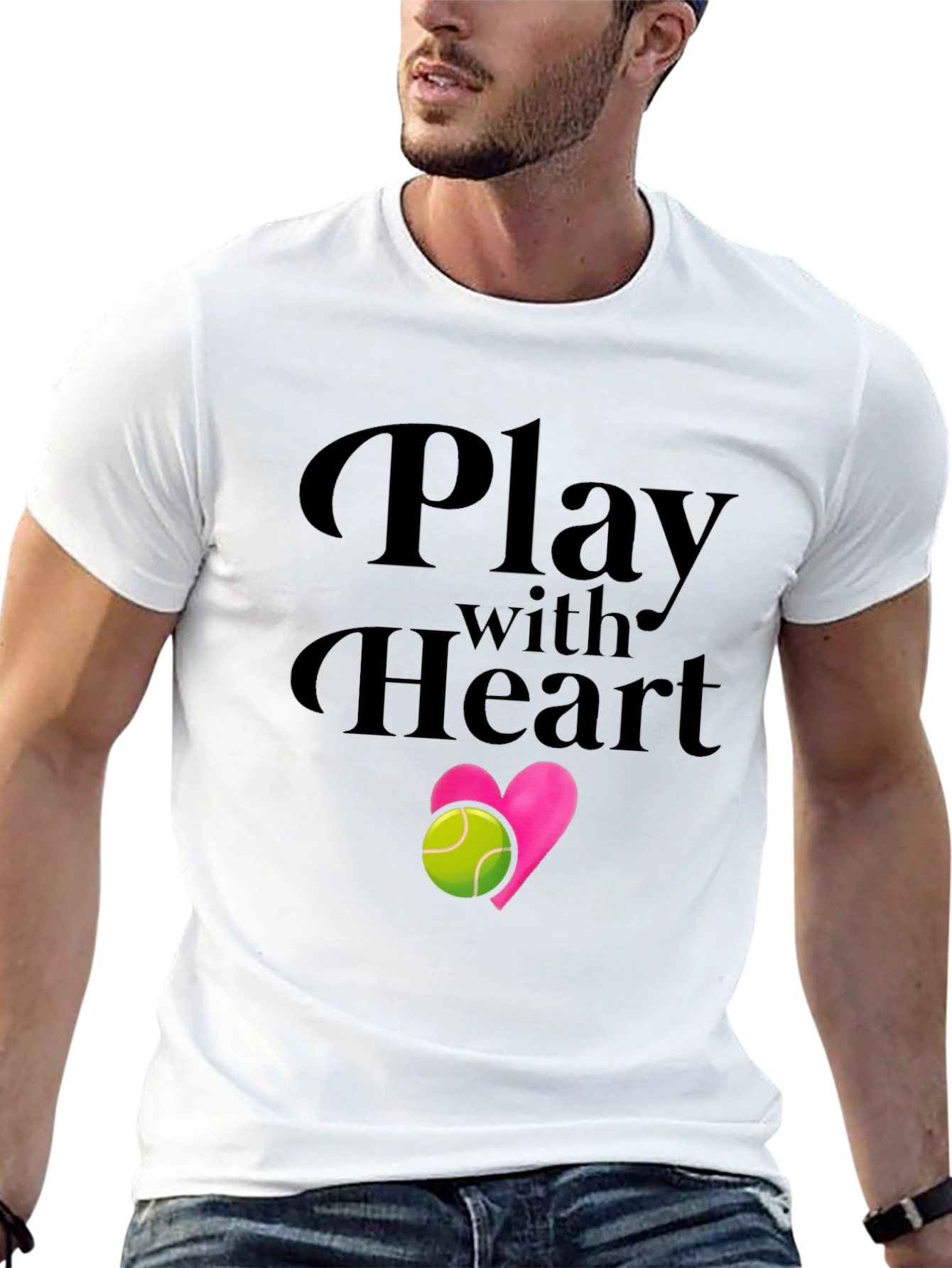 Play With Heart Tennis T-Shirt