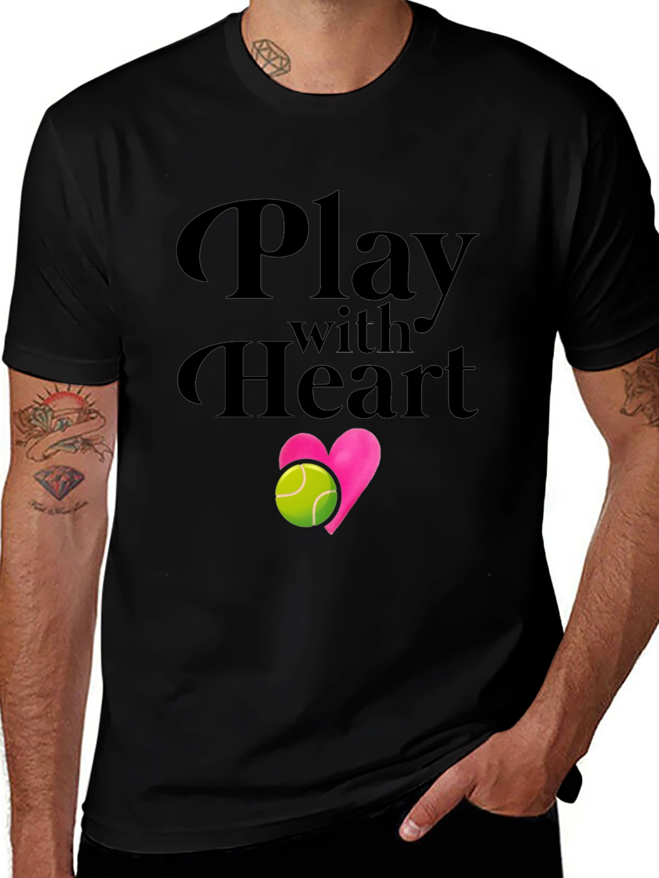 Play With Heart Tennis T-Shirt