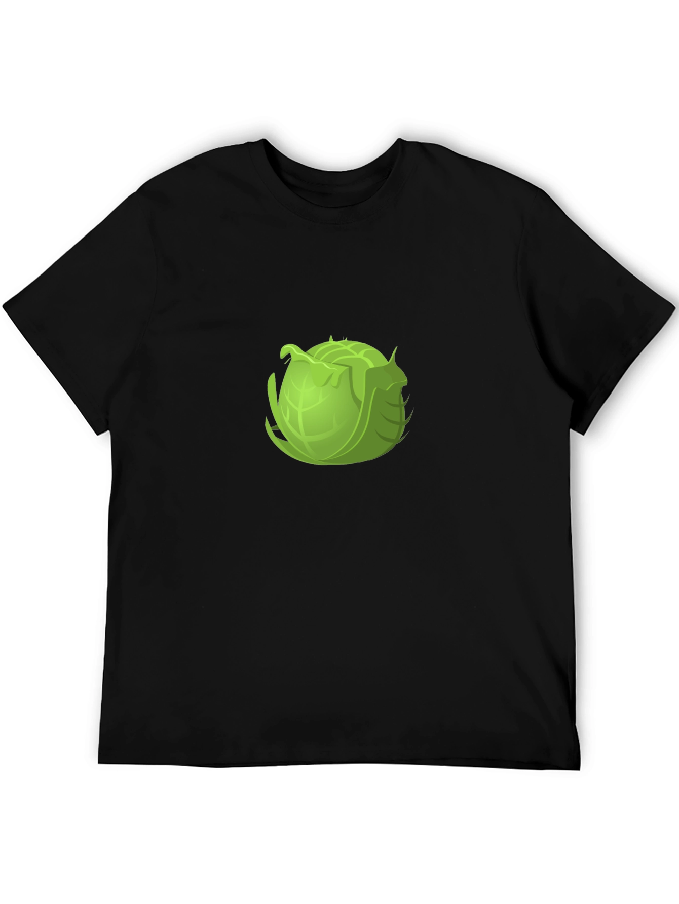 Cabbage Graphic Black Tee
