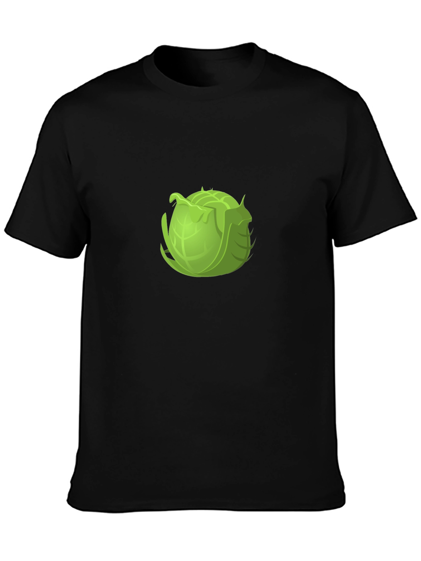 Cabbage Graphic Black Tee