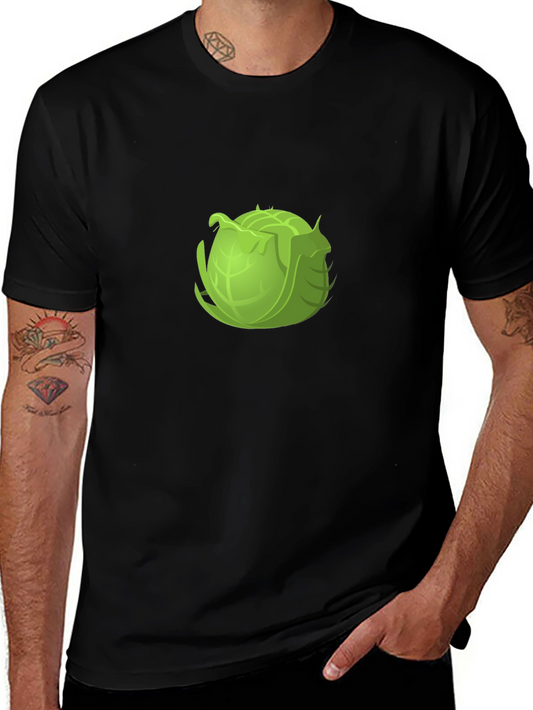 Cabbage Graphic Black Tee