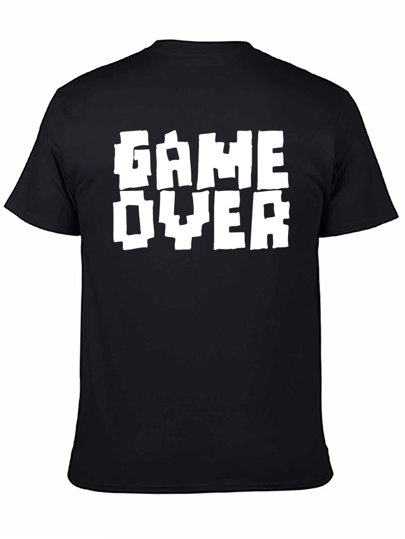 Game Over Graphic Black T-Shirt