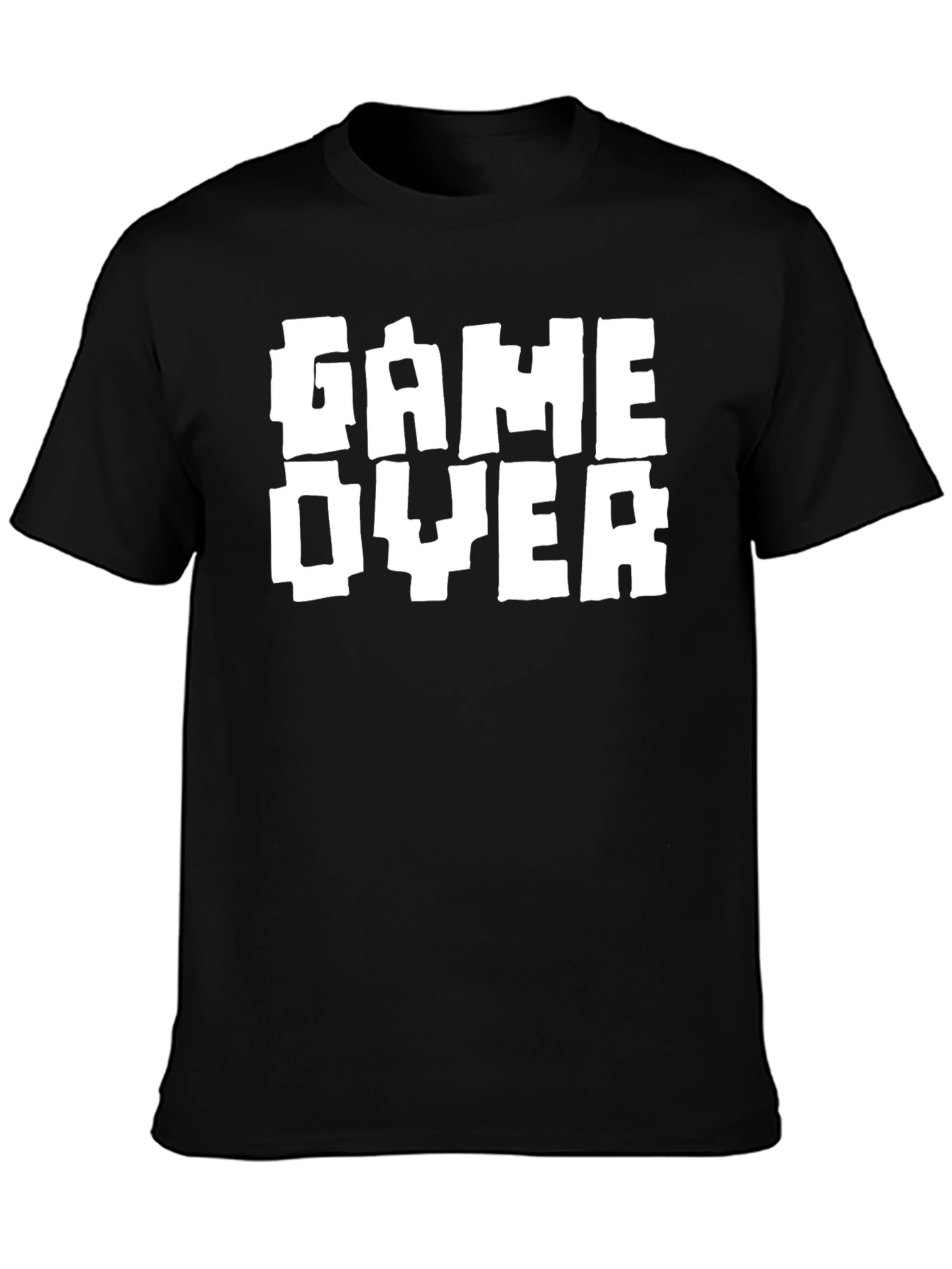 Game Over Graphic Black T-Shirt