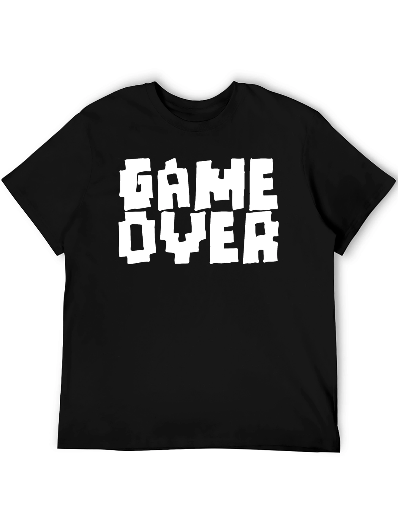 Game Over Graphic Black T-Shirt