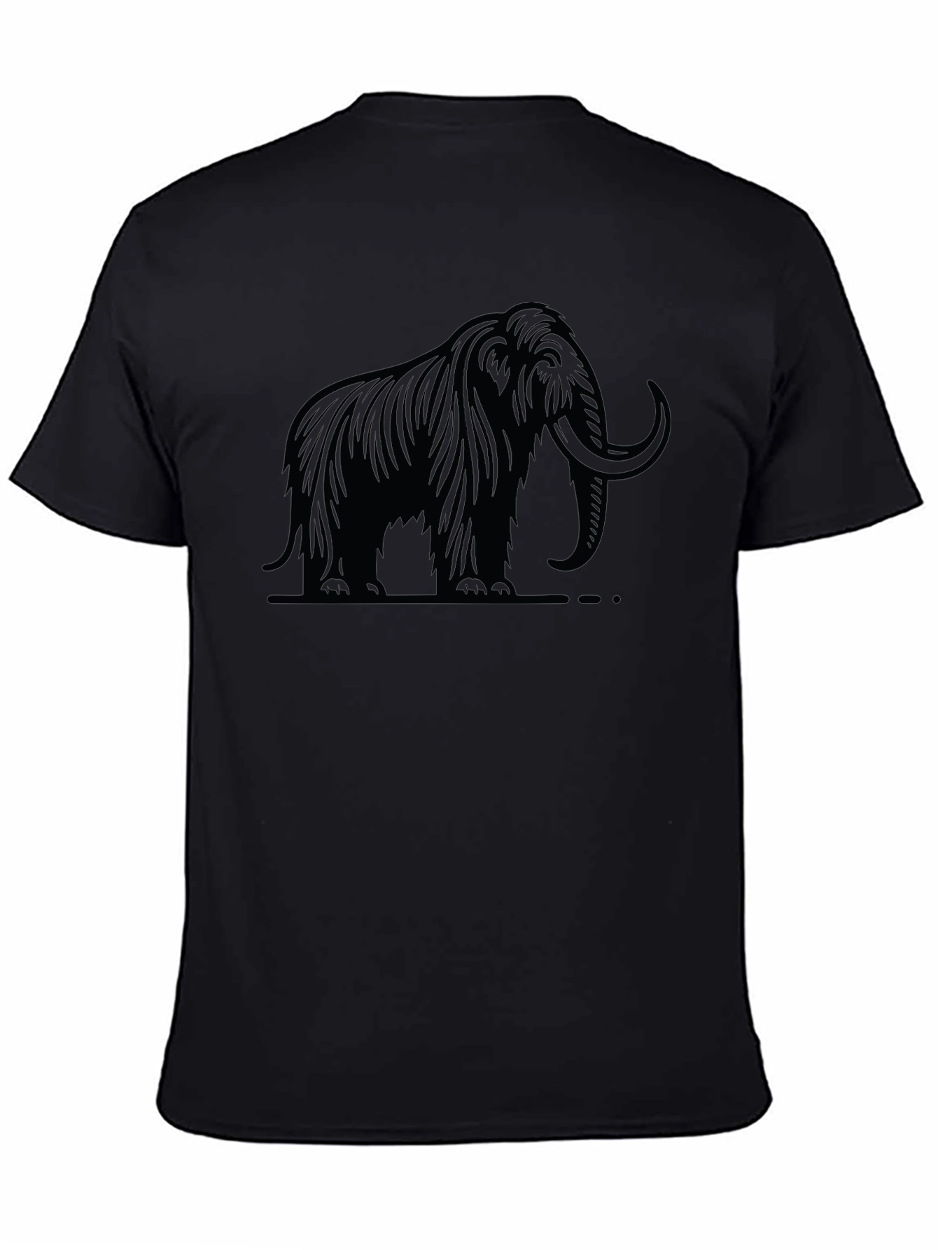 Mammoth Graphic Tee - Black Cotton T-Shirt