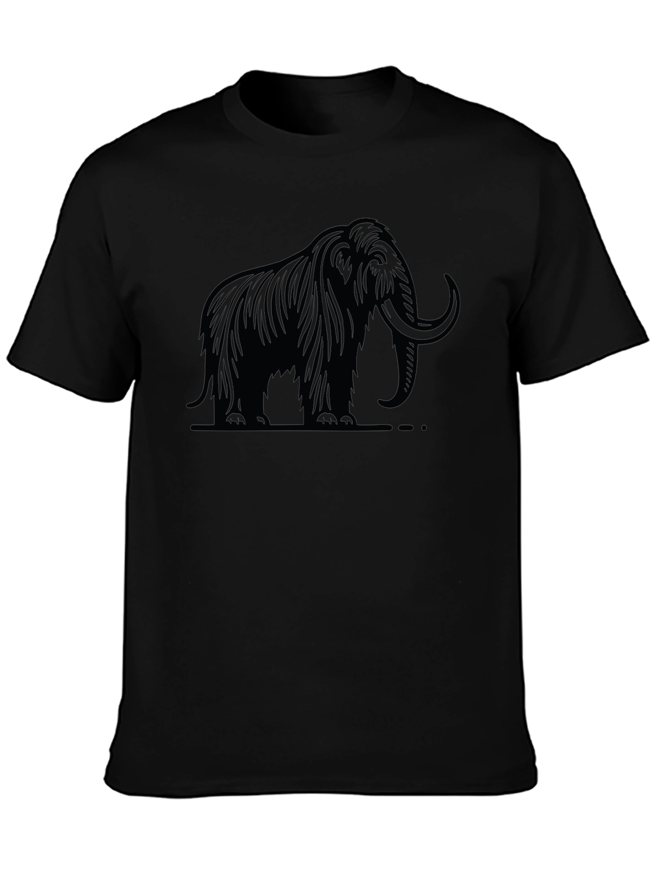 Mammoth Graphic Tee - Black Cotton T-Shirt
