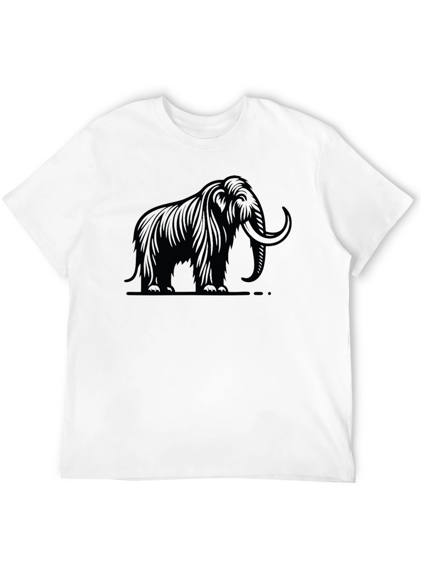 Mammoth Graphic Tee - Black Cotton T-Shirt