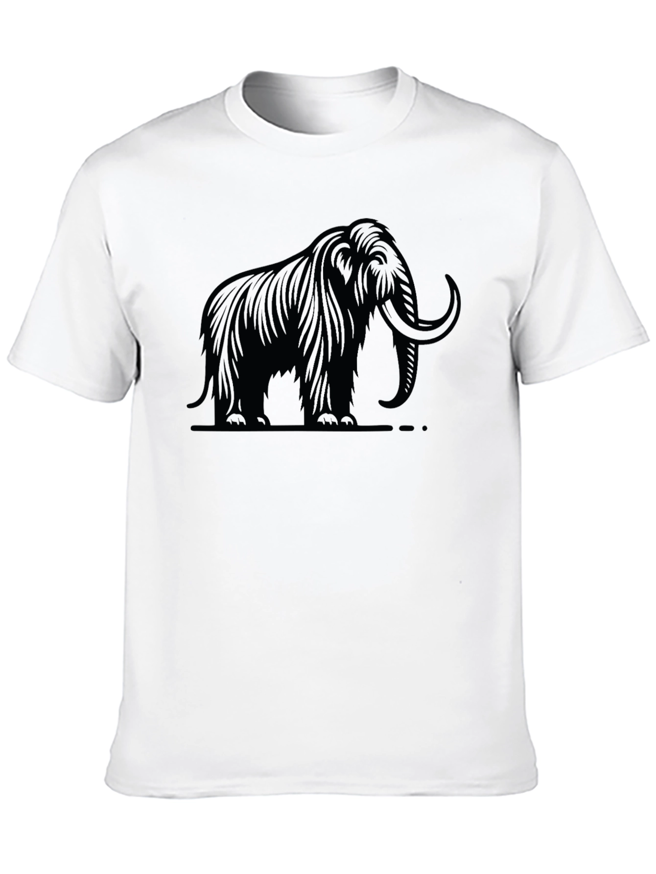 Mammoth Graphic Tee - Black Cotton T-Shirt