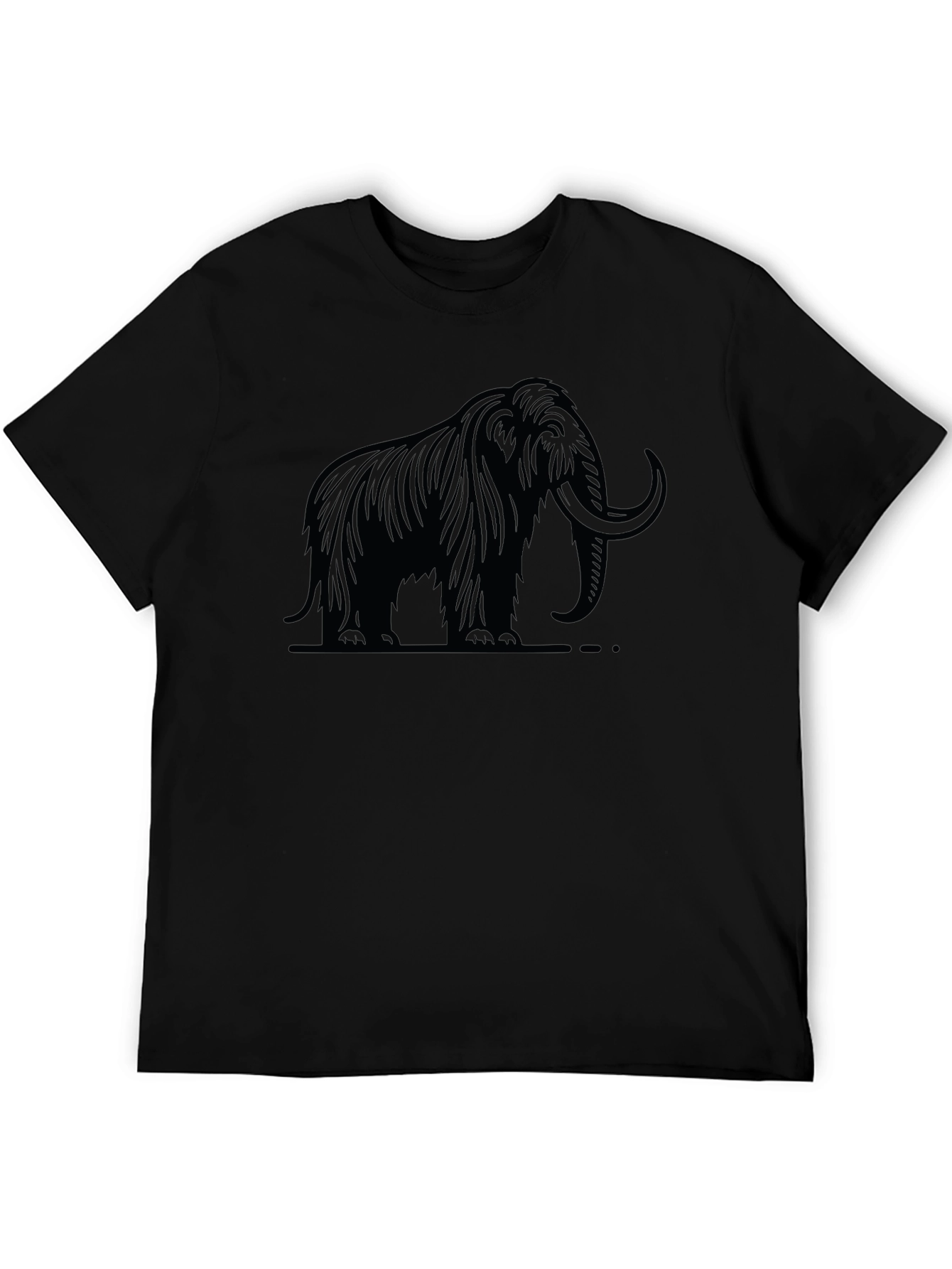 Mammoth Graphic Tee - Black Cotton T-Shirt