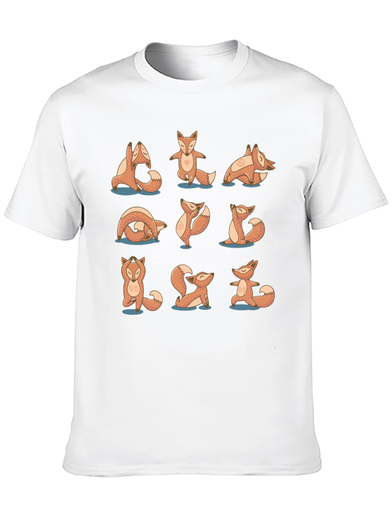Yoga Fox Black Graphic Tee