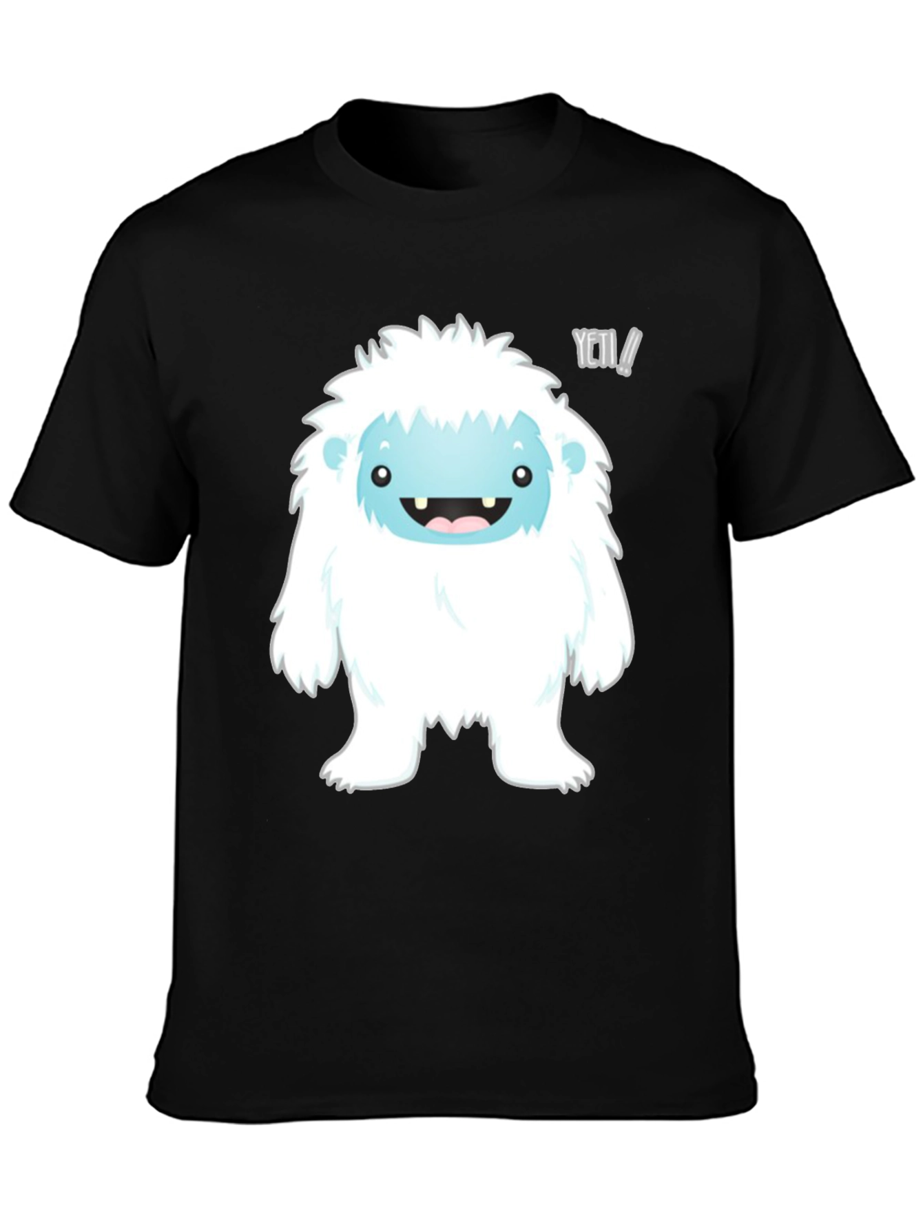 Cute Yeti Cartoon Graphic T-Shirt