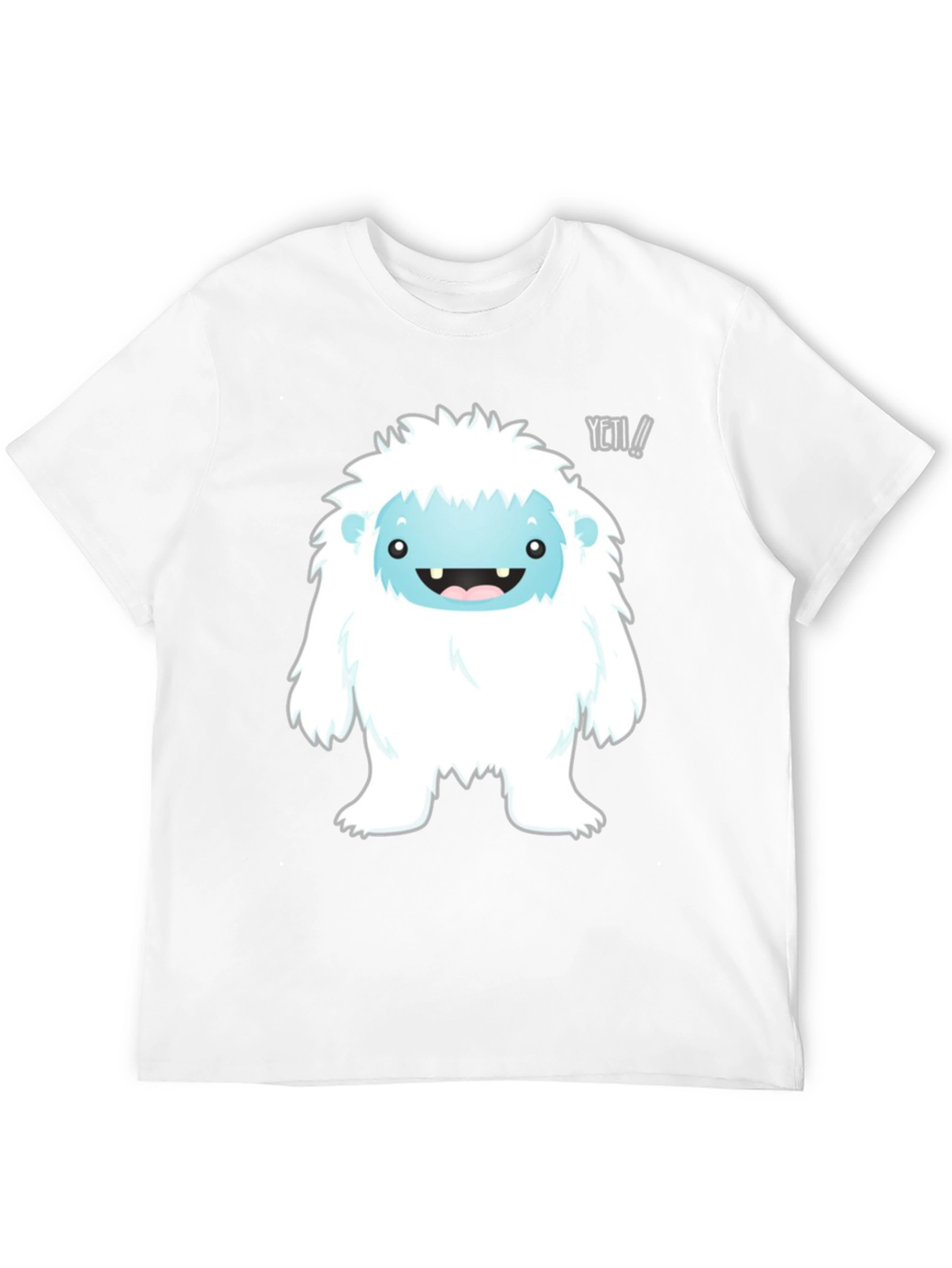 Cute Yeti Cartoon Graphic T-Shirt