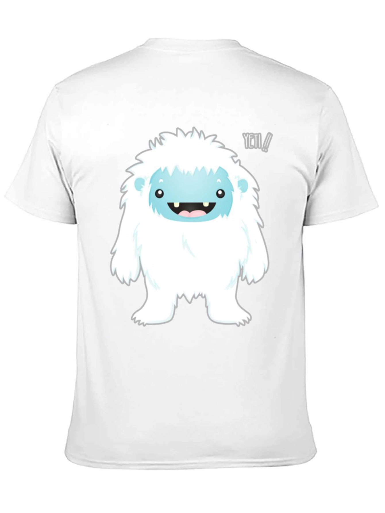 Cute Yeti Cartoon Graphic T-Shirt