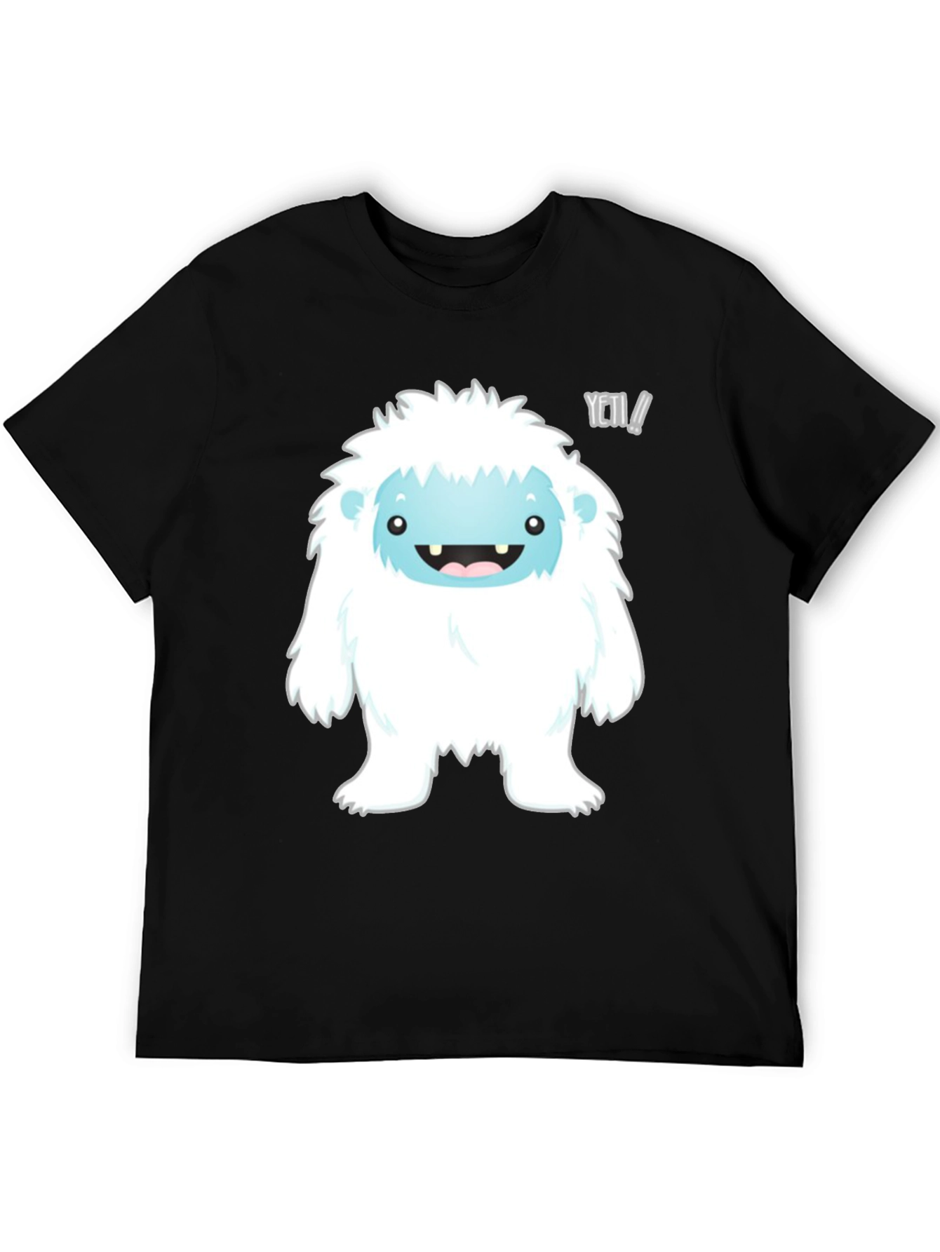 Cute Yeti Cartoon Graphic T-Shirt