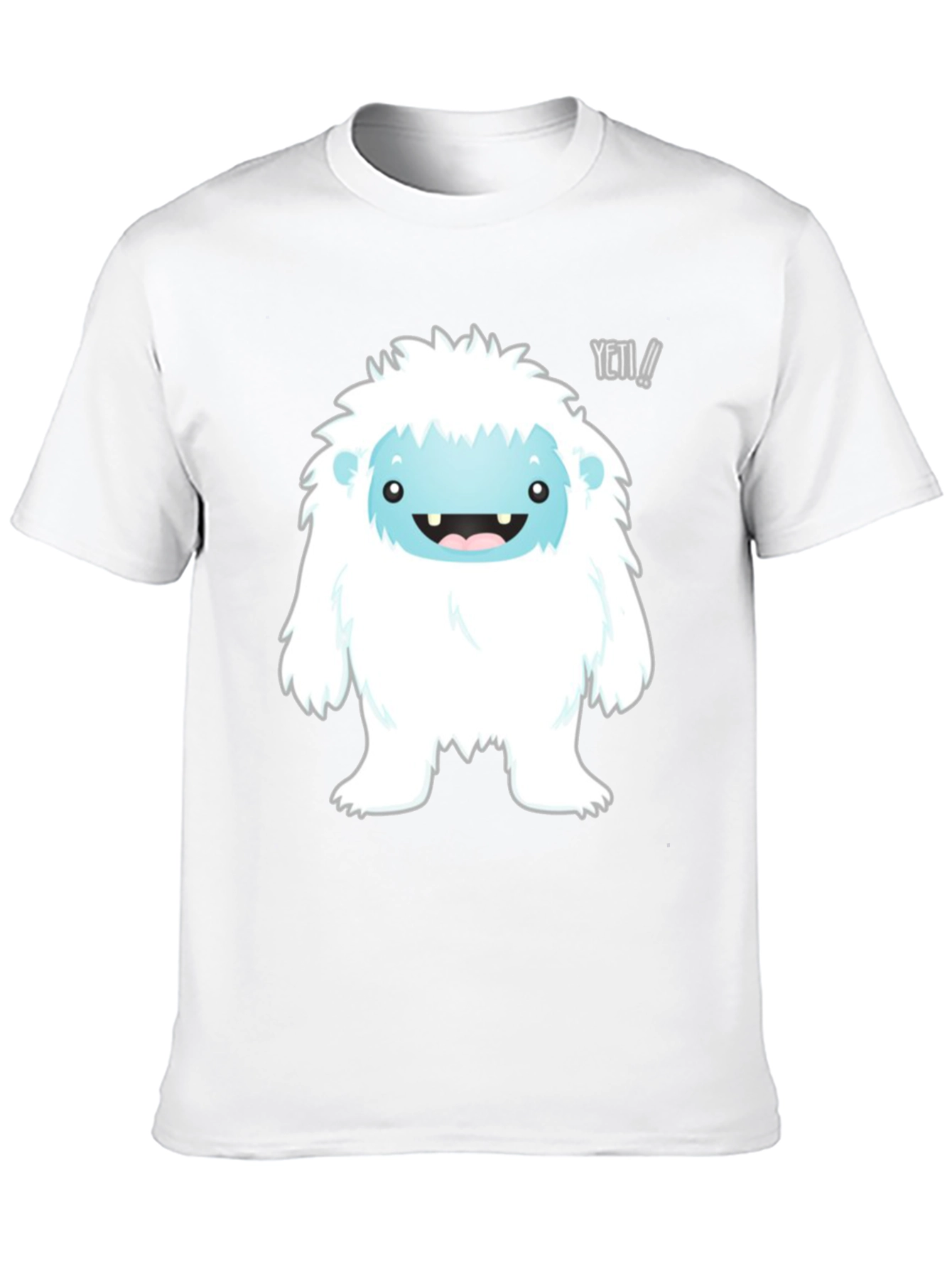 Cute Yeti Cartoon Graphic T-Shirt