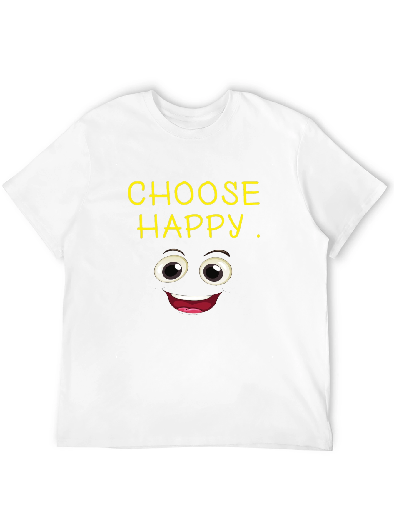 Choose Happy Face Graphic T-Shirt