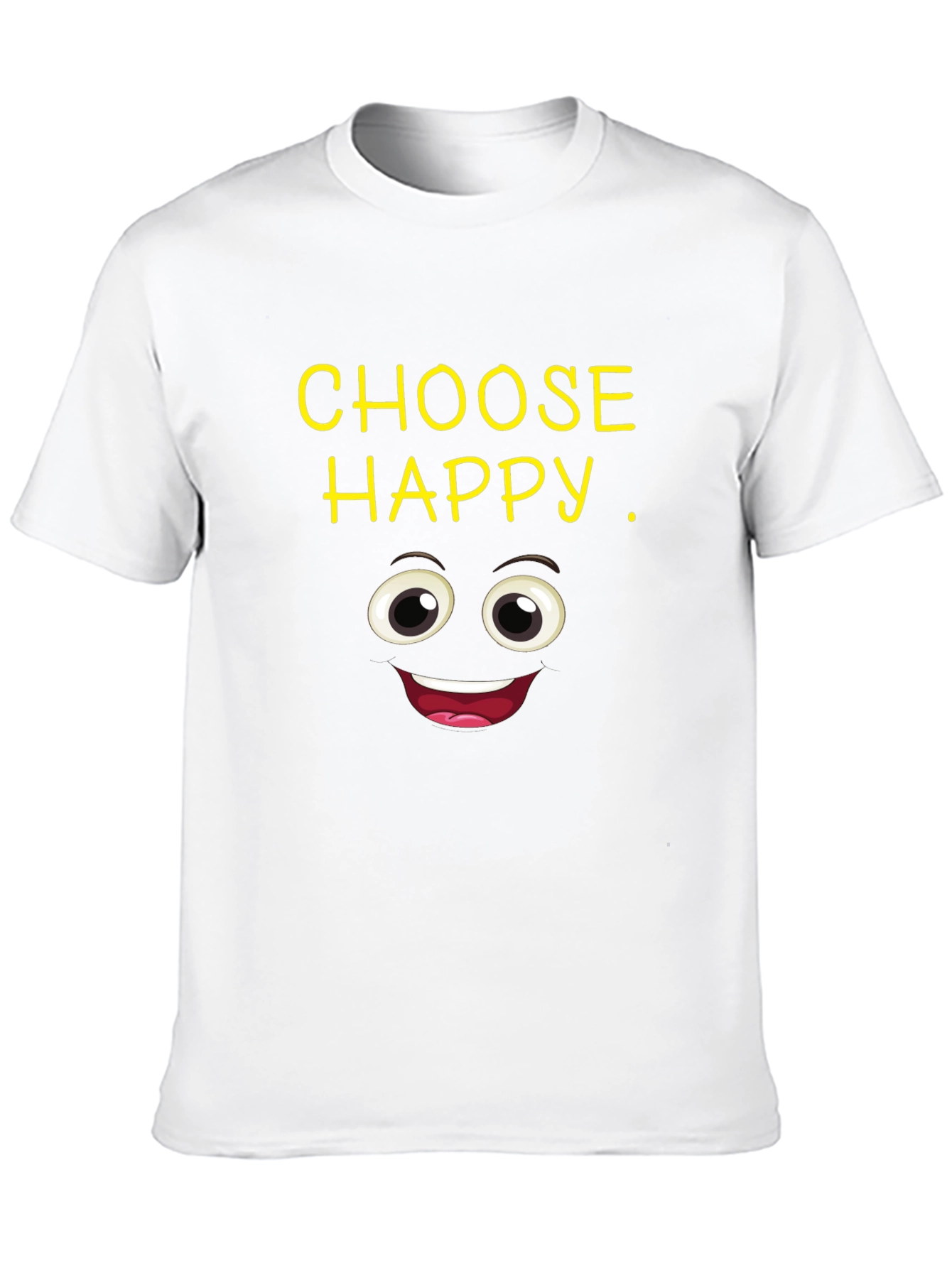 Choose Happy Face Graphic T-Shirt