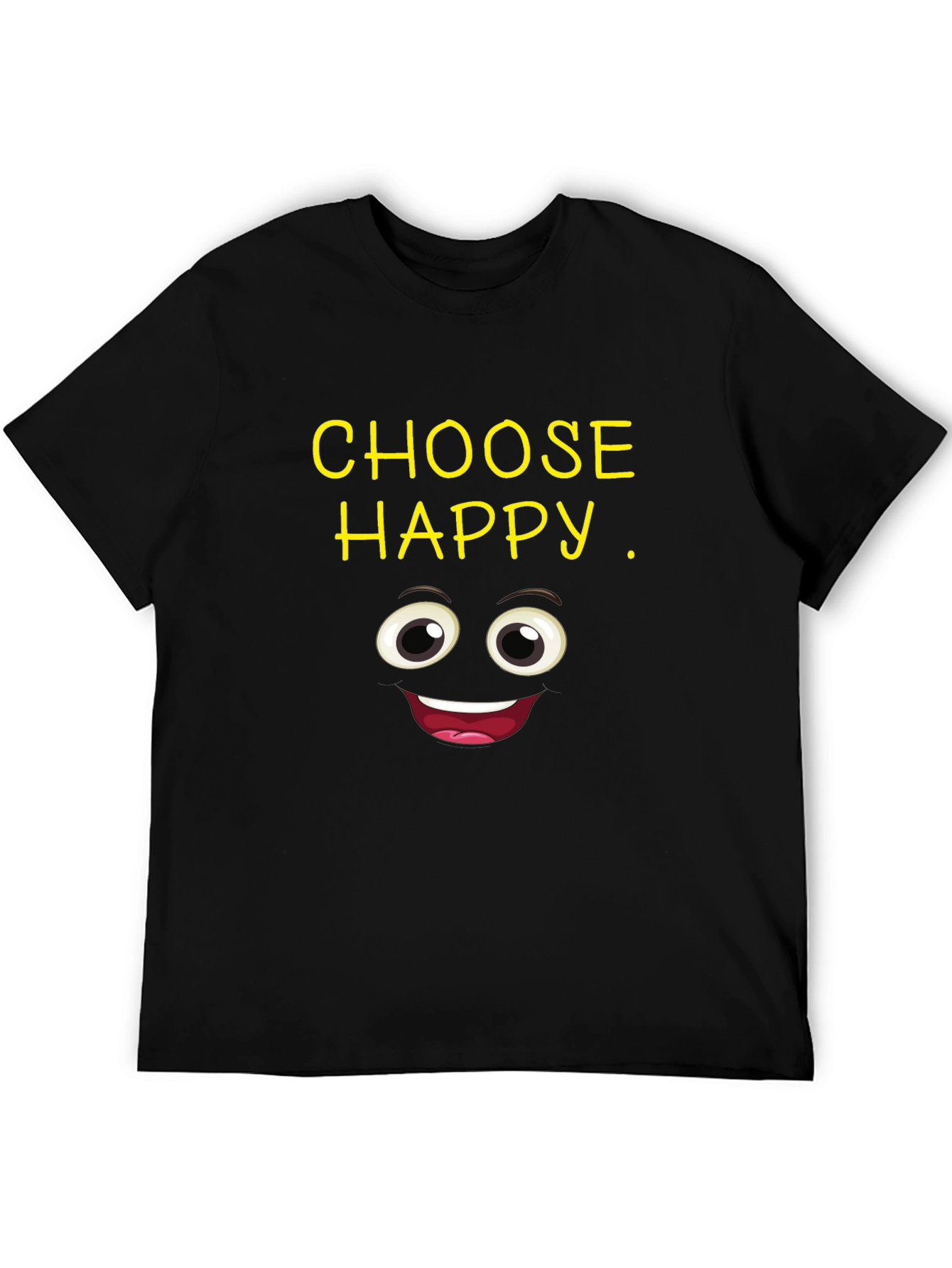 Choose Happy Face Graphic T-Shirt