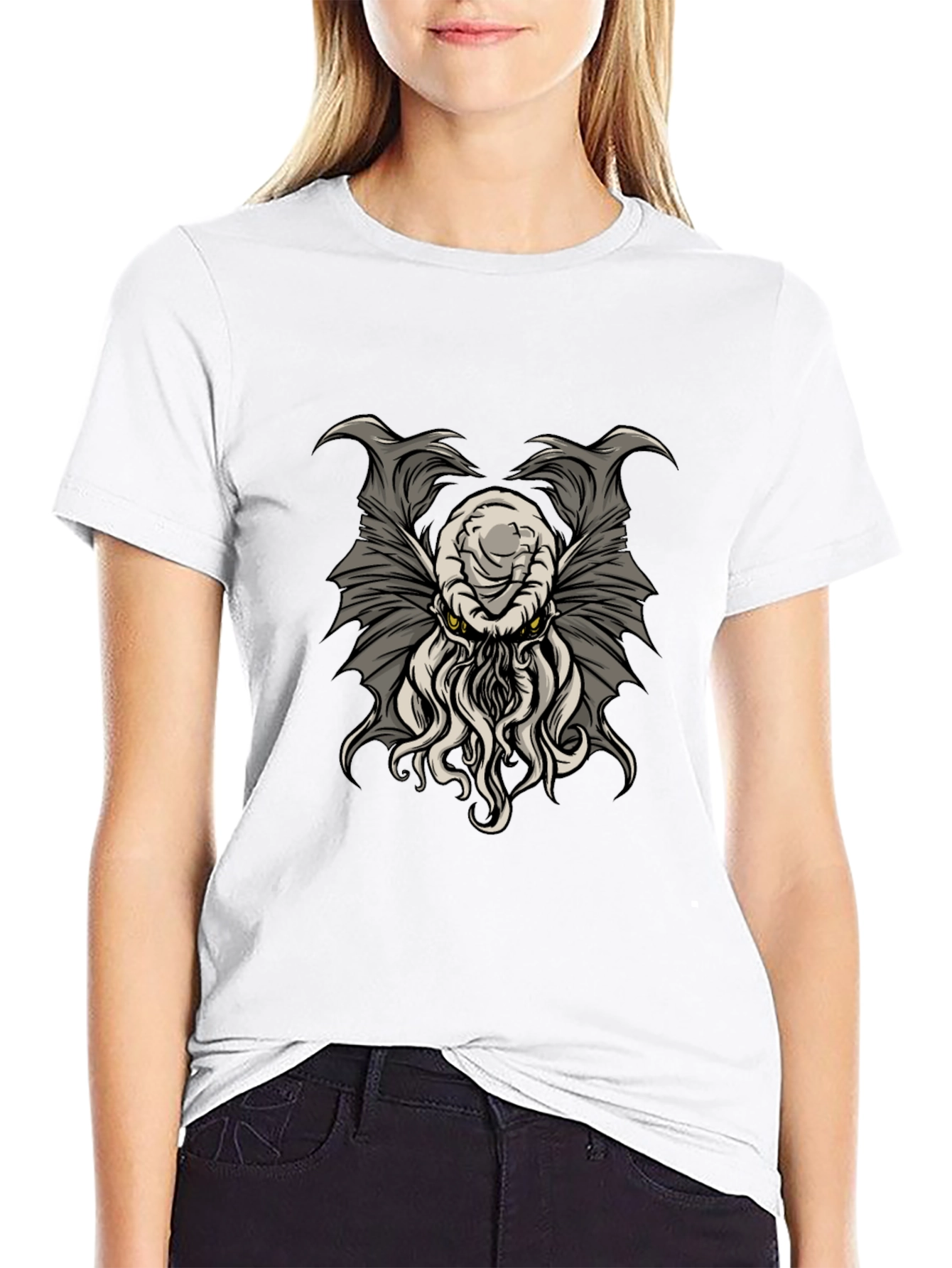 Cthulhu Graphic T-Shirt - Mens Black Tee