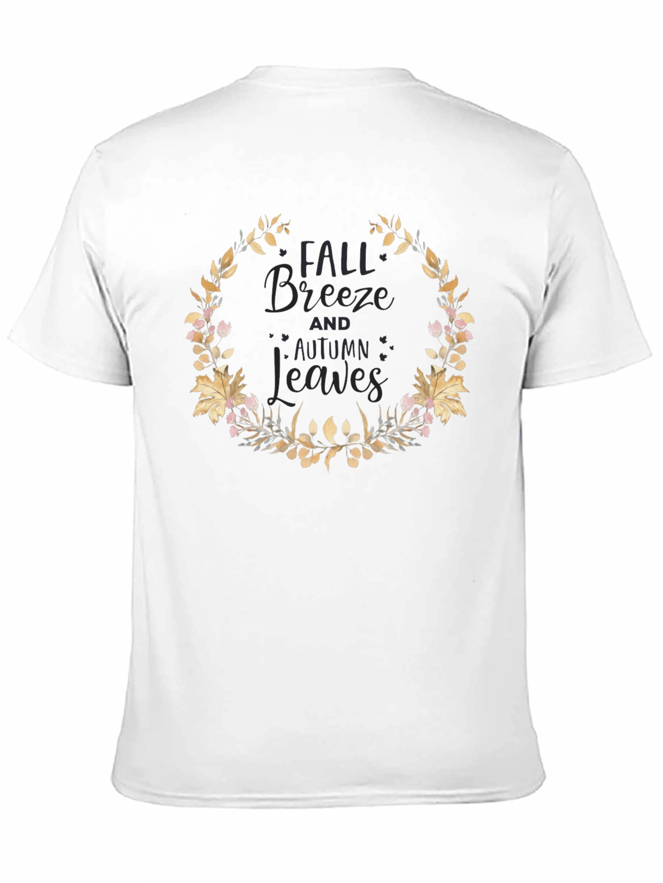 Fall Breeze Autumn Leaves Graphic Tee