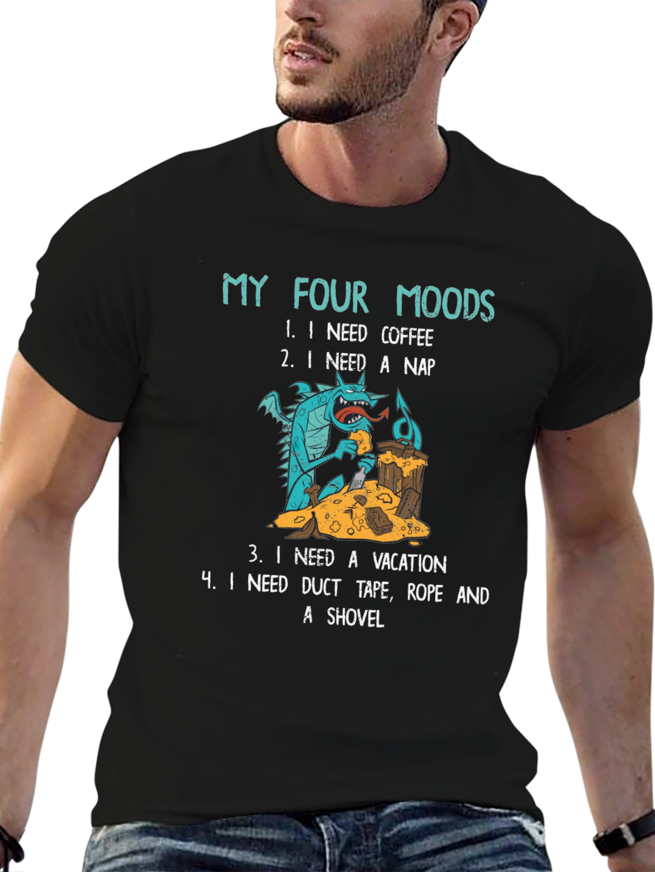My Four Moods Dragon T-Shirt