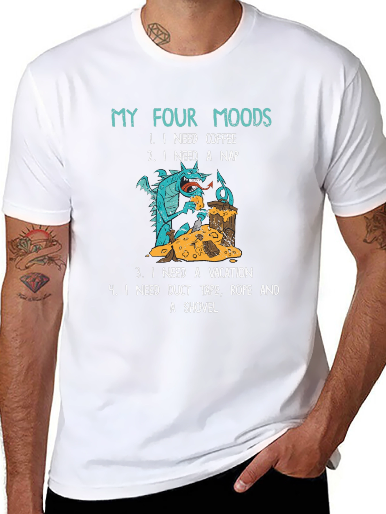 My Four Moods Dragon T-Shirt