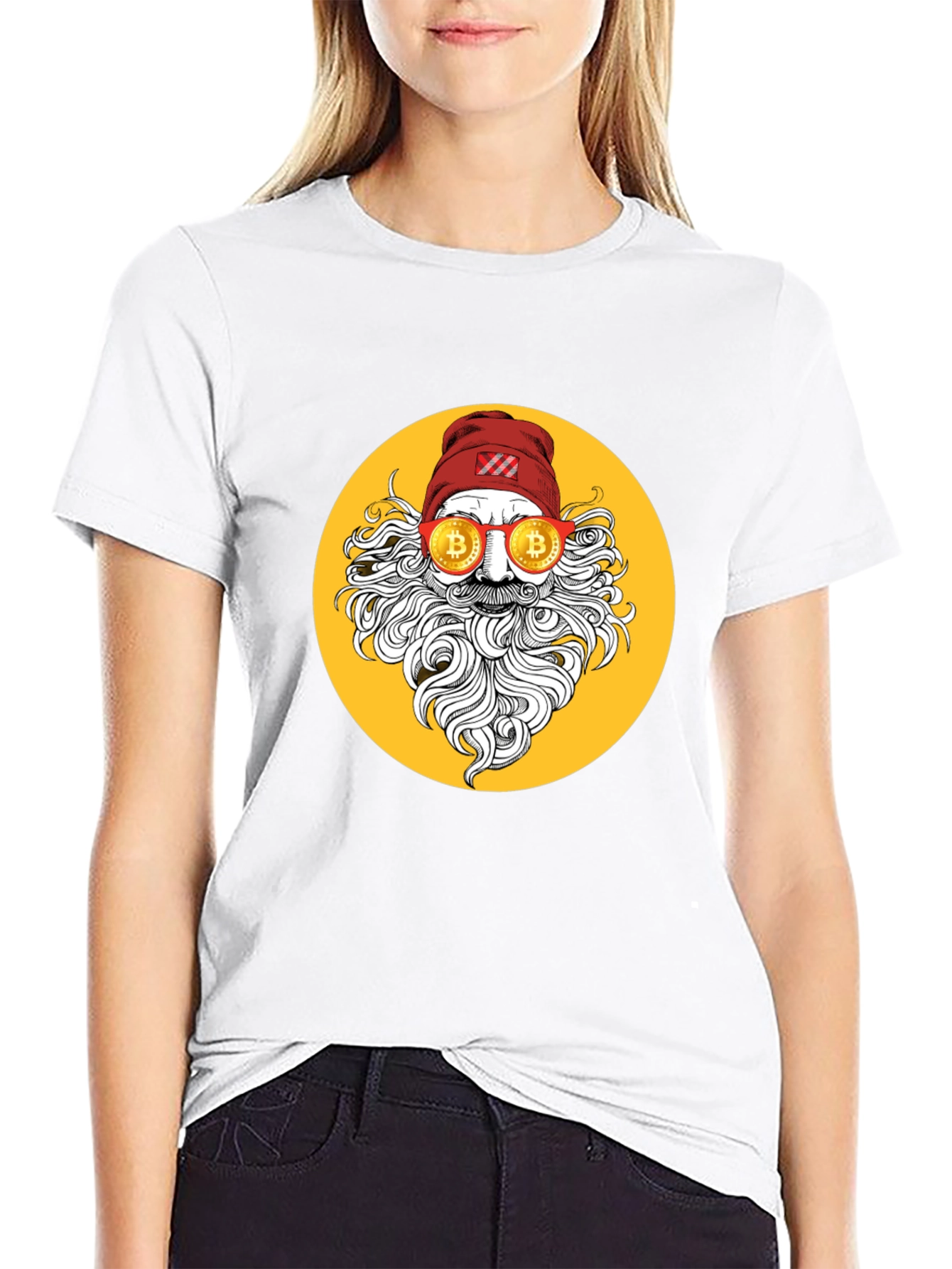 Bitcoin Santa Graphic Tee