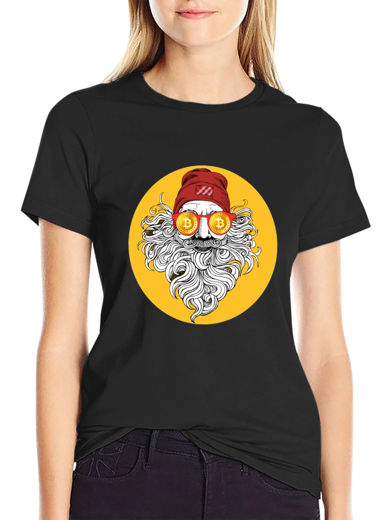 Bitcoin Santa Graphic Tee