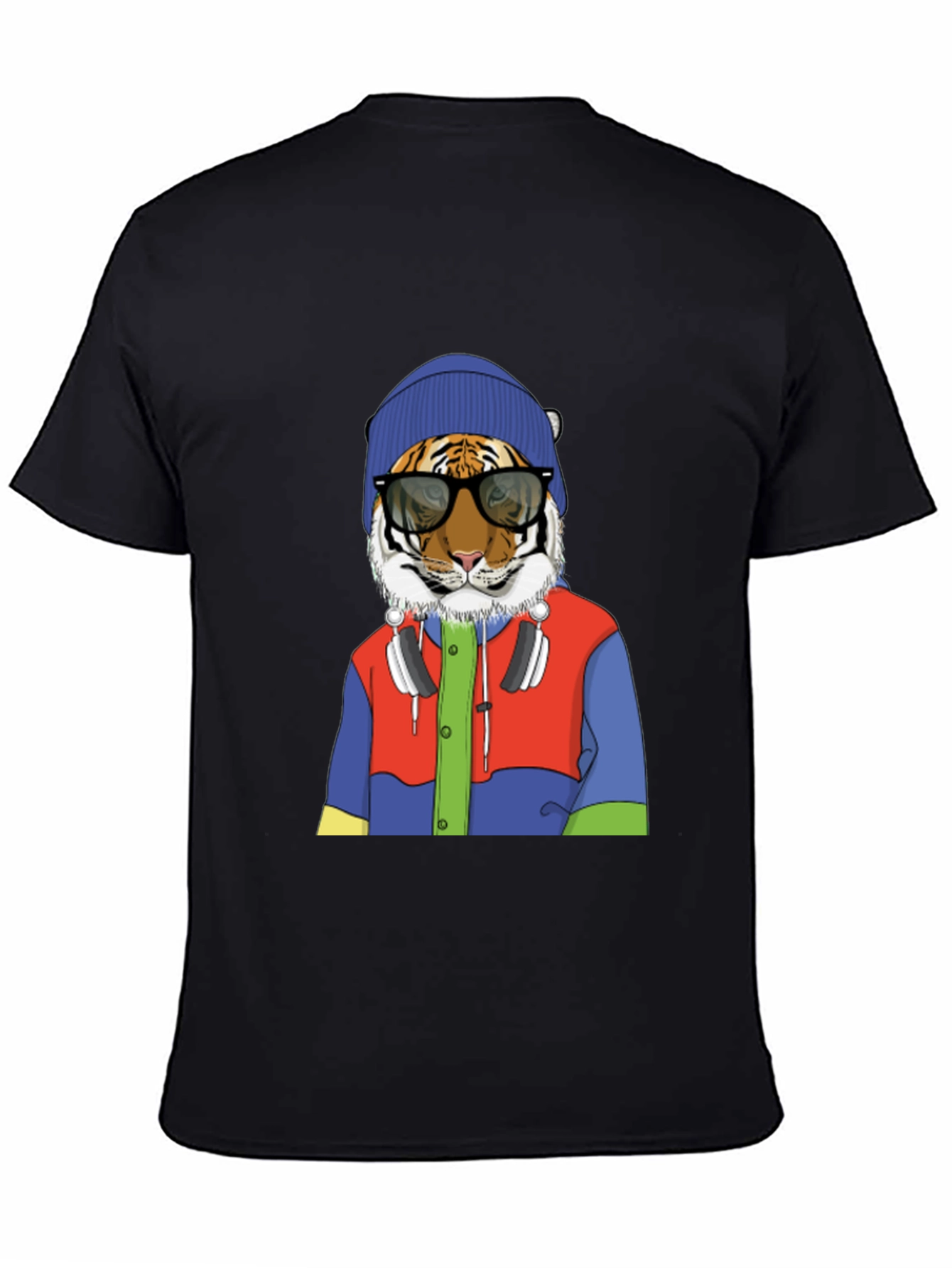 Hipster Tiger Graphic Tee