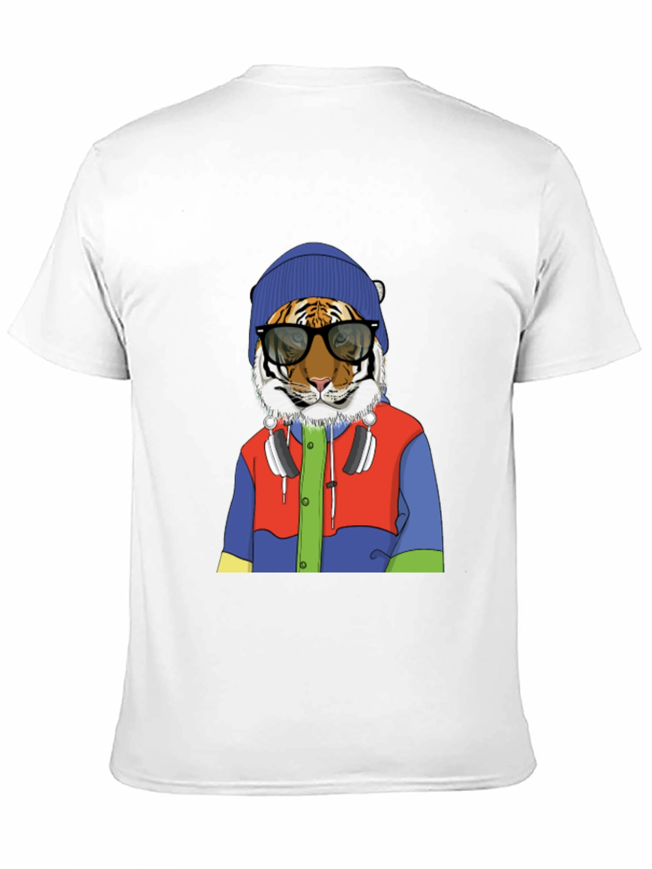 Hipster Tiger Graphic Tee