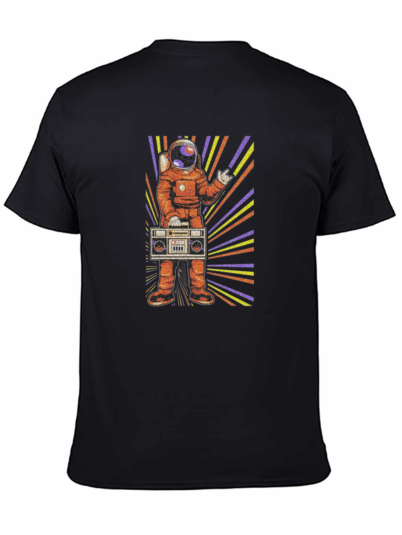 Astronaut Boombox Graphic T-Shirt