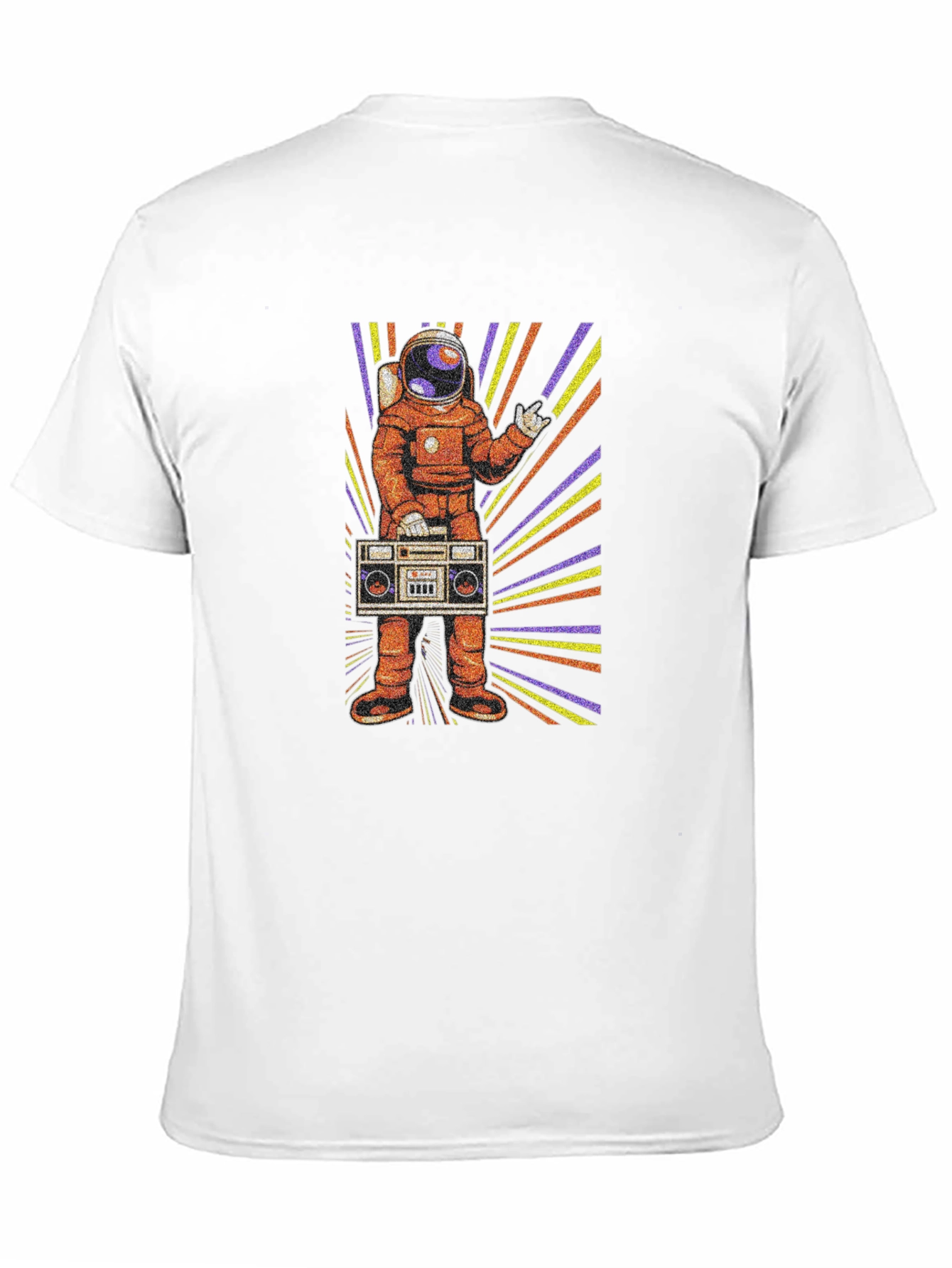Astronaut Boombox Graphic T-Shirt