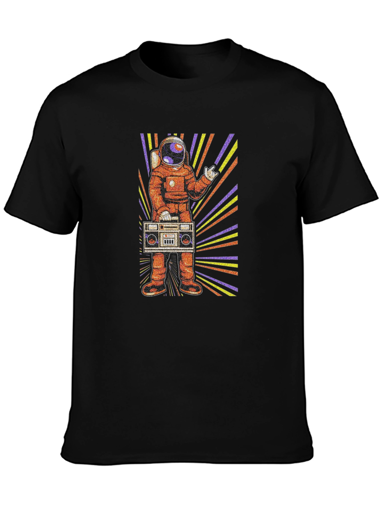Astronaut Boombox Graphic T-Shirt