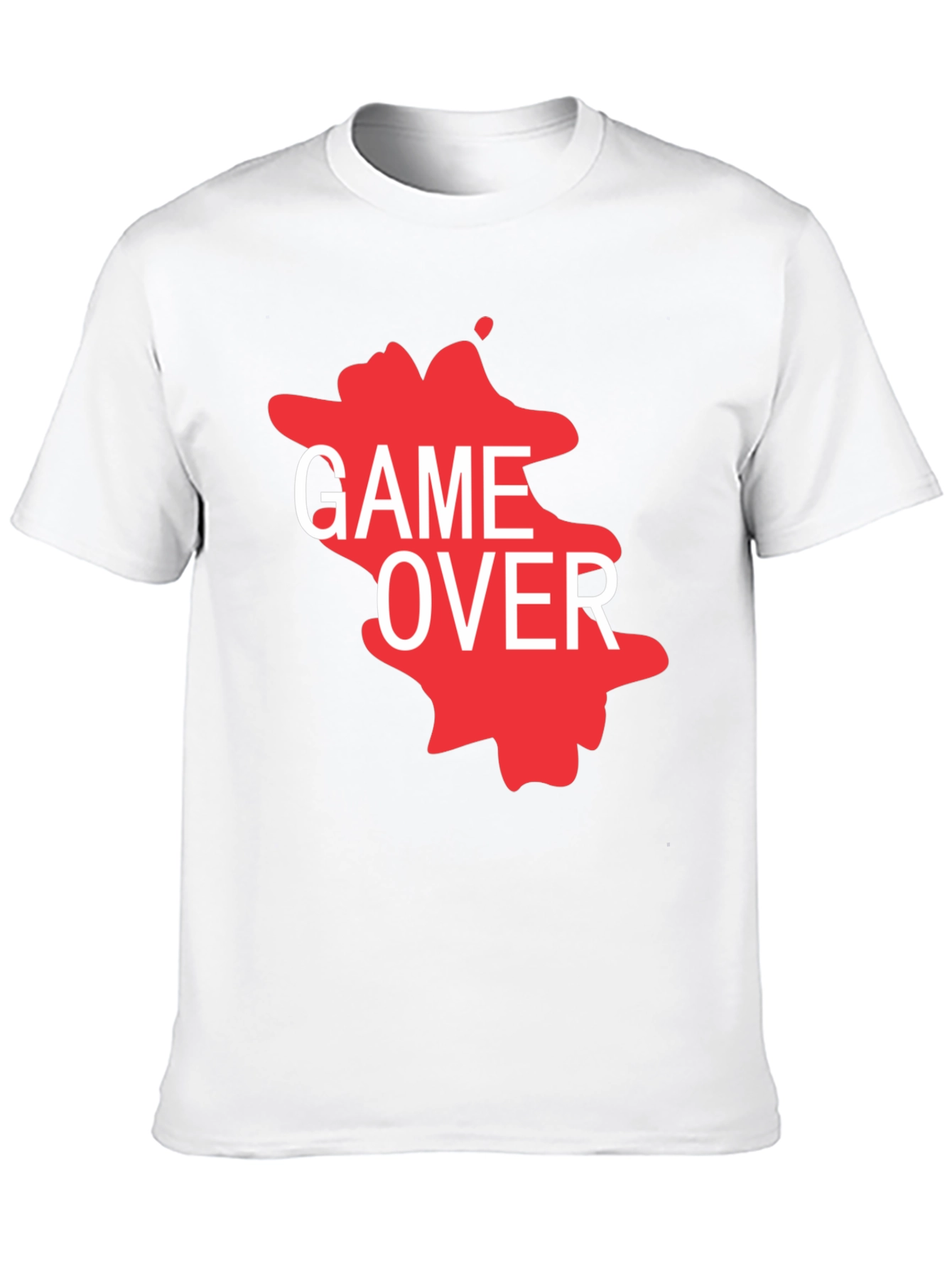 Game Over T-Shirt - Black Graphic Print