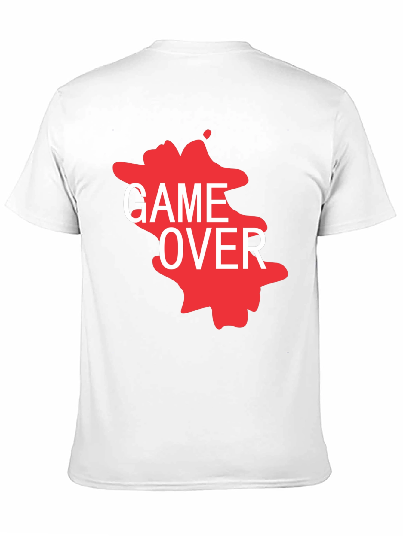 Game Over T-Shirt - Black Graphic Print