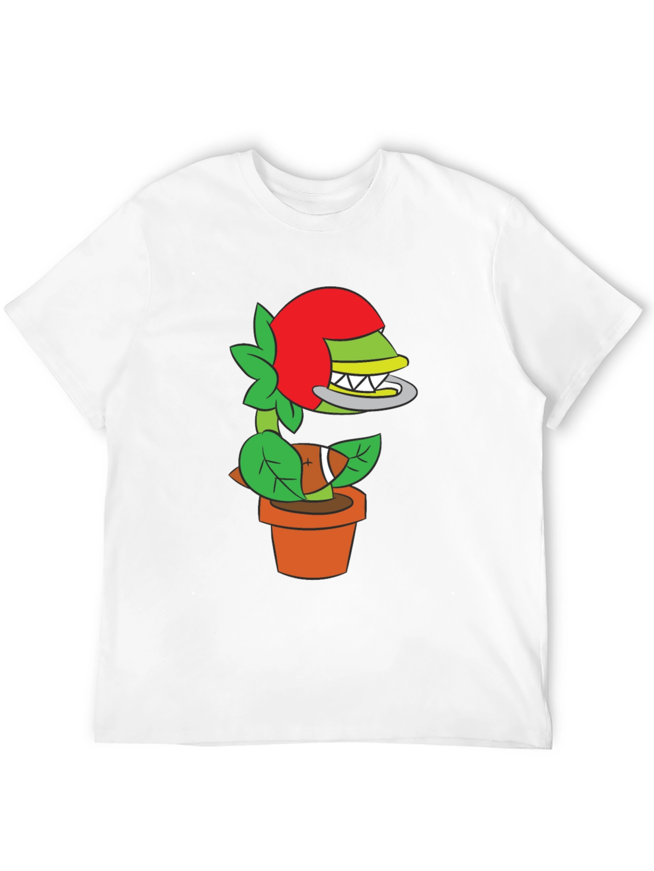 Plant Football Helmet T-Shirt