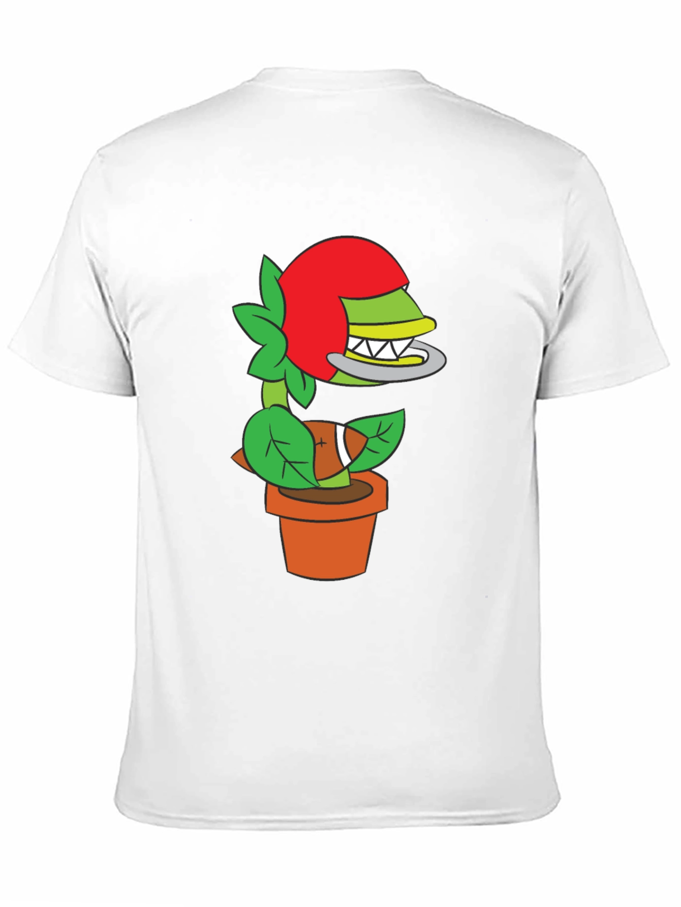 Plant Football Helmet T-Shirt