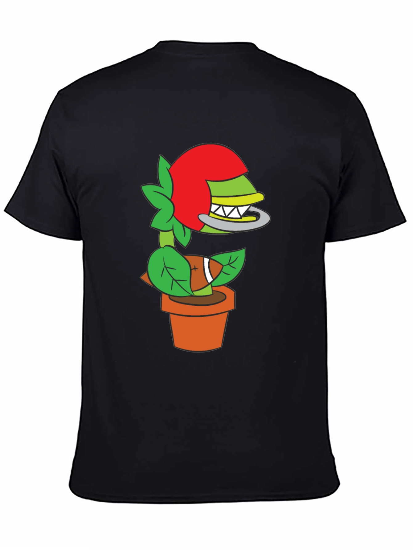 Plant Football Helmet T-Shirt