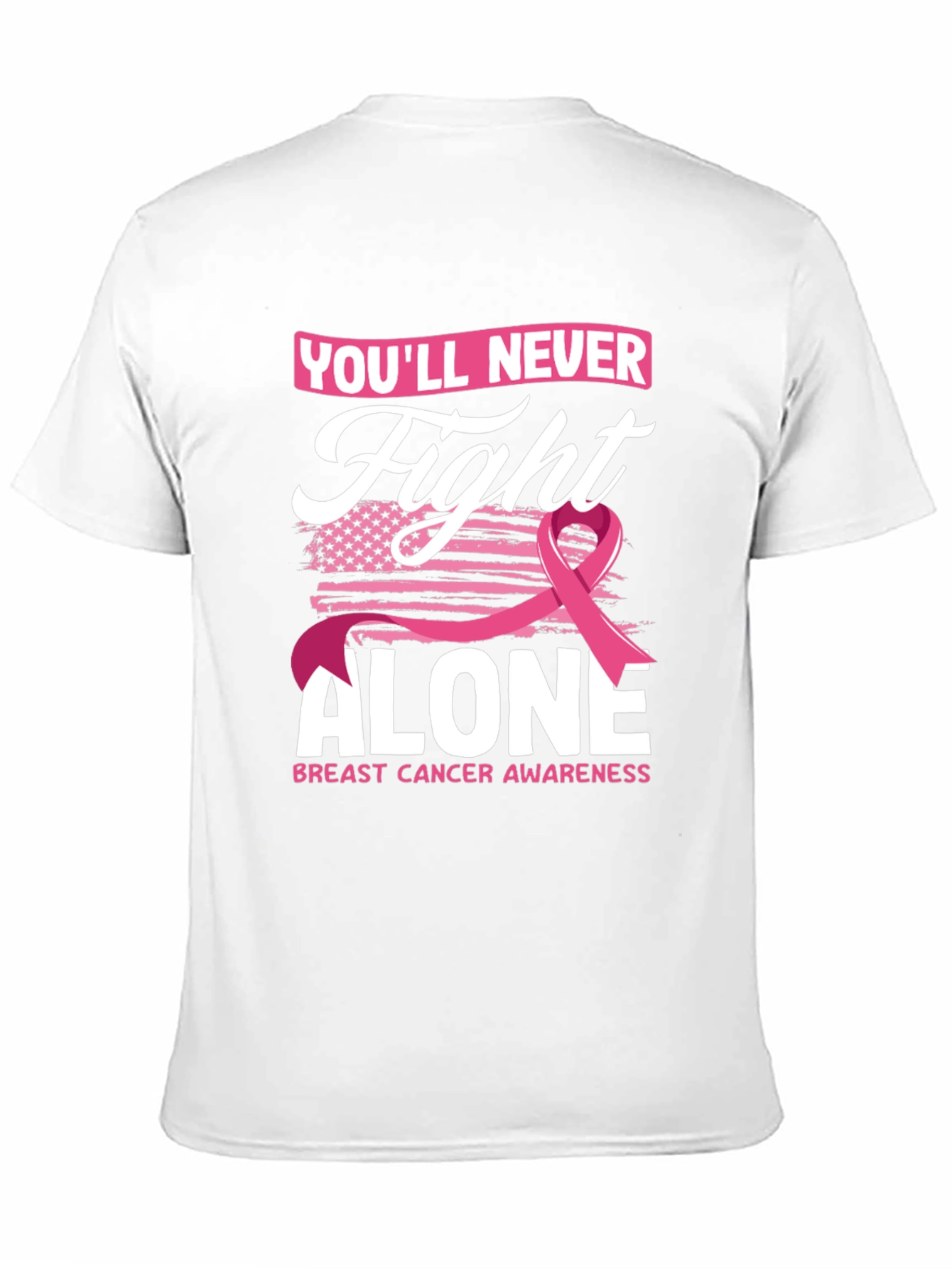 Fight Alone Breast Cancer Awareness T-Shirt