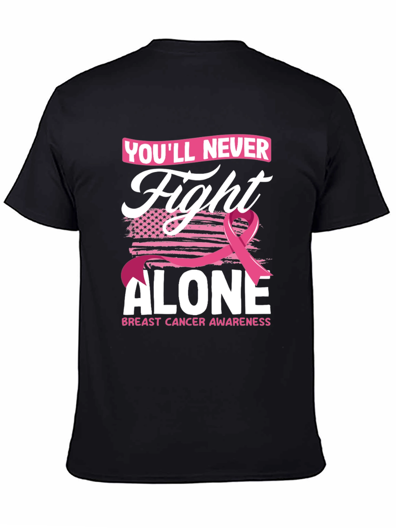 Fight Alone Breast Cancer Awareness T-Shirt