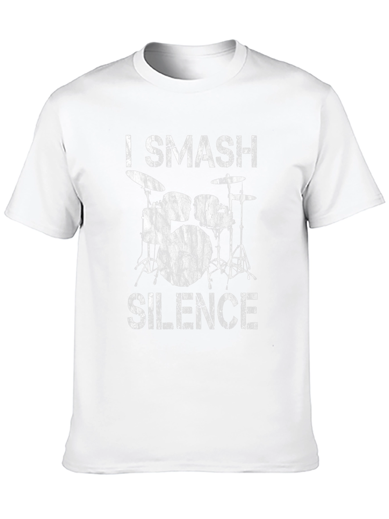 I Smash Silence Drummer Black T-Shirt