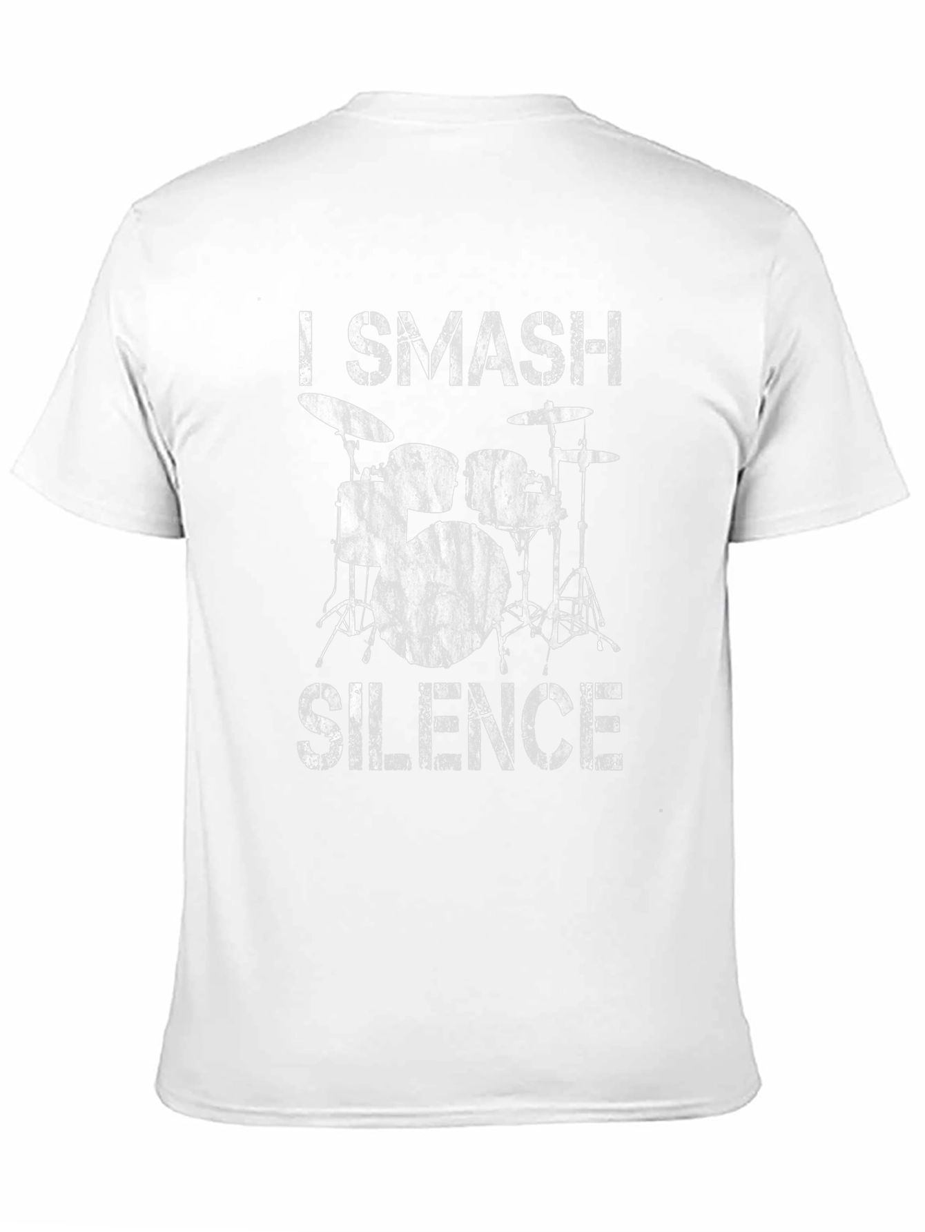 I Smash Silence Drummer Black T-Shirt