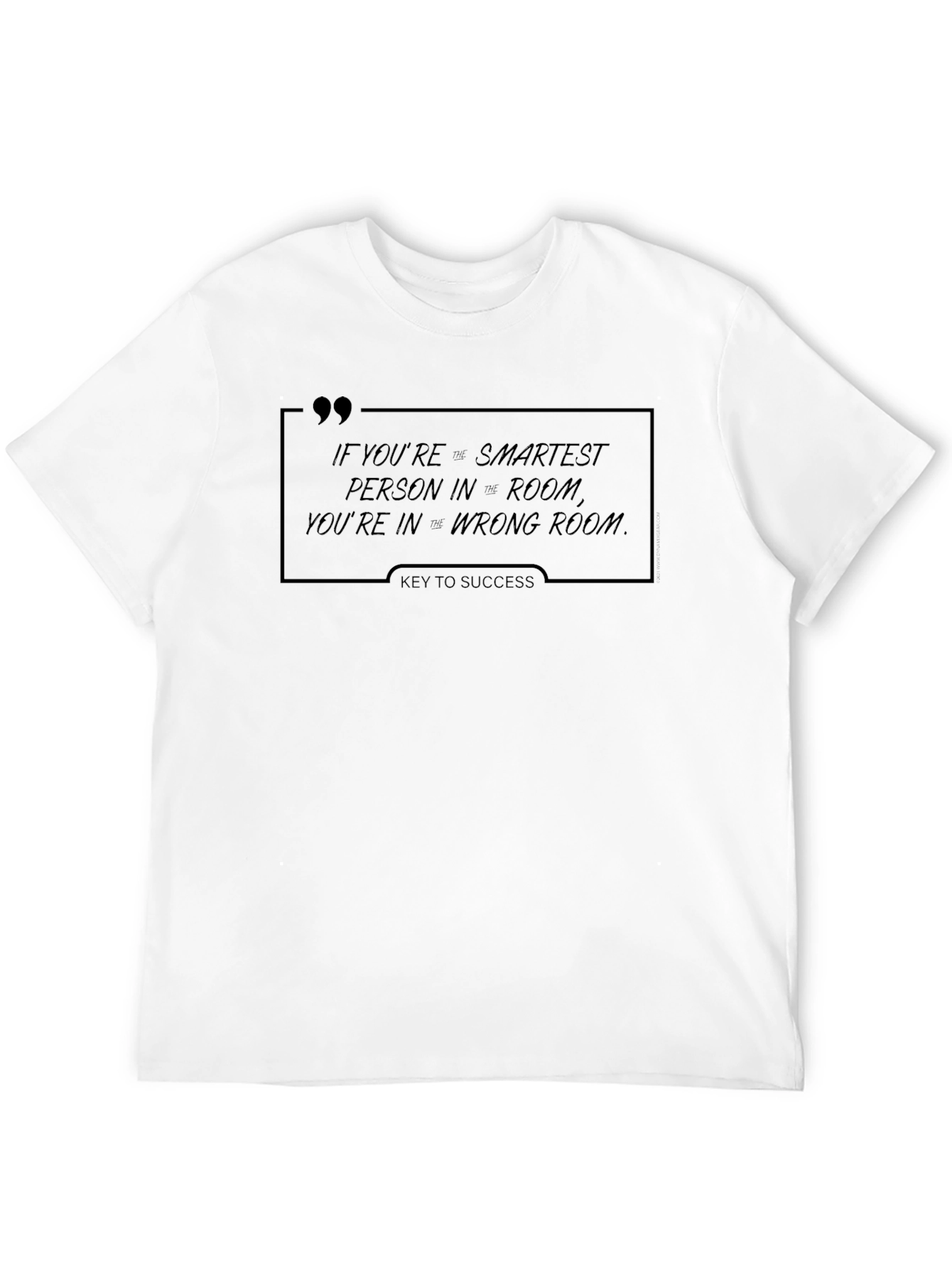 Smartest Person T-Shirt - Key to Success Design