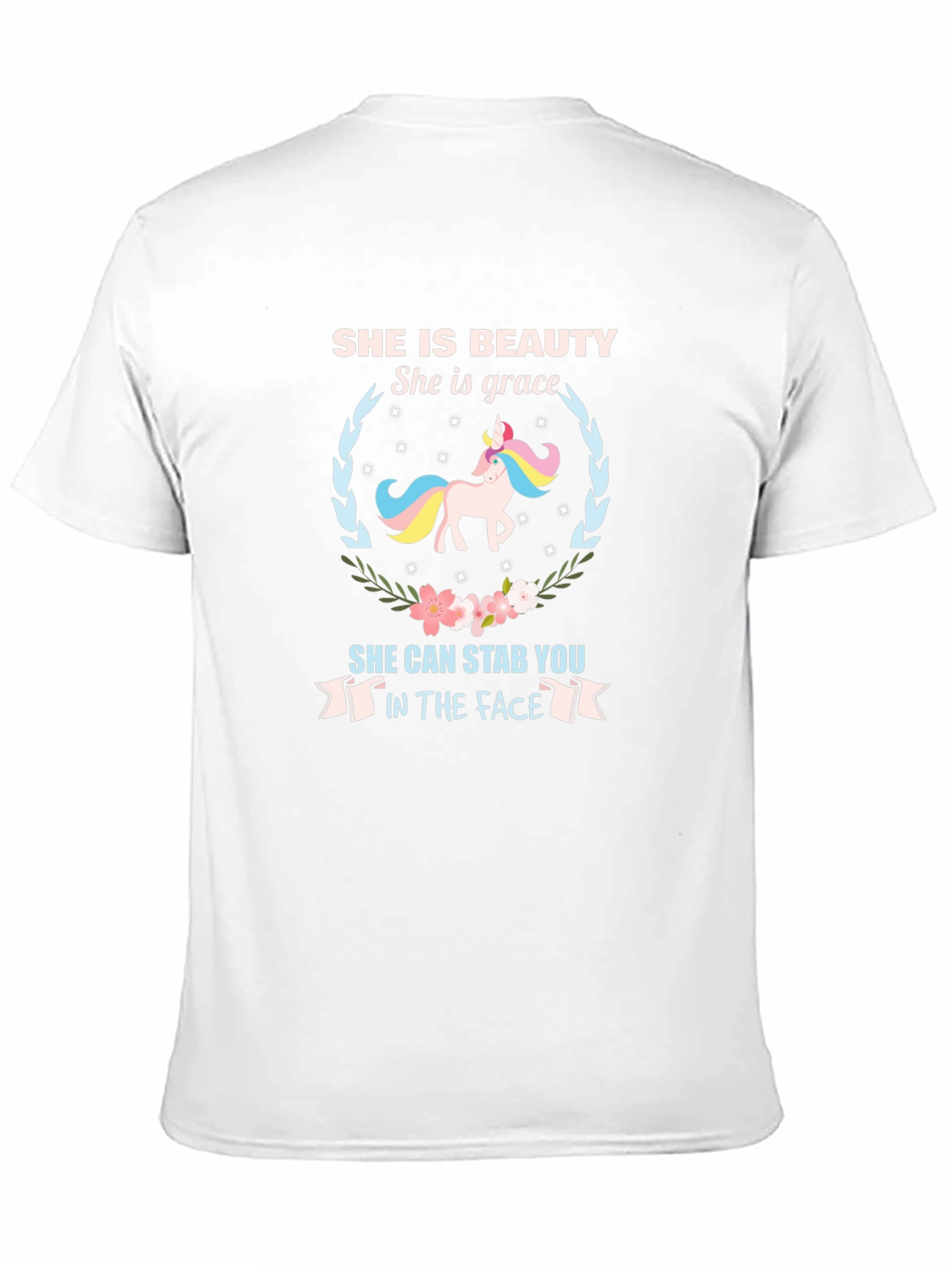 She is Beauty Unicorn Graphic T-Shirt