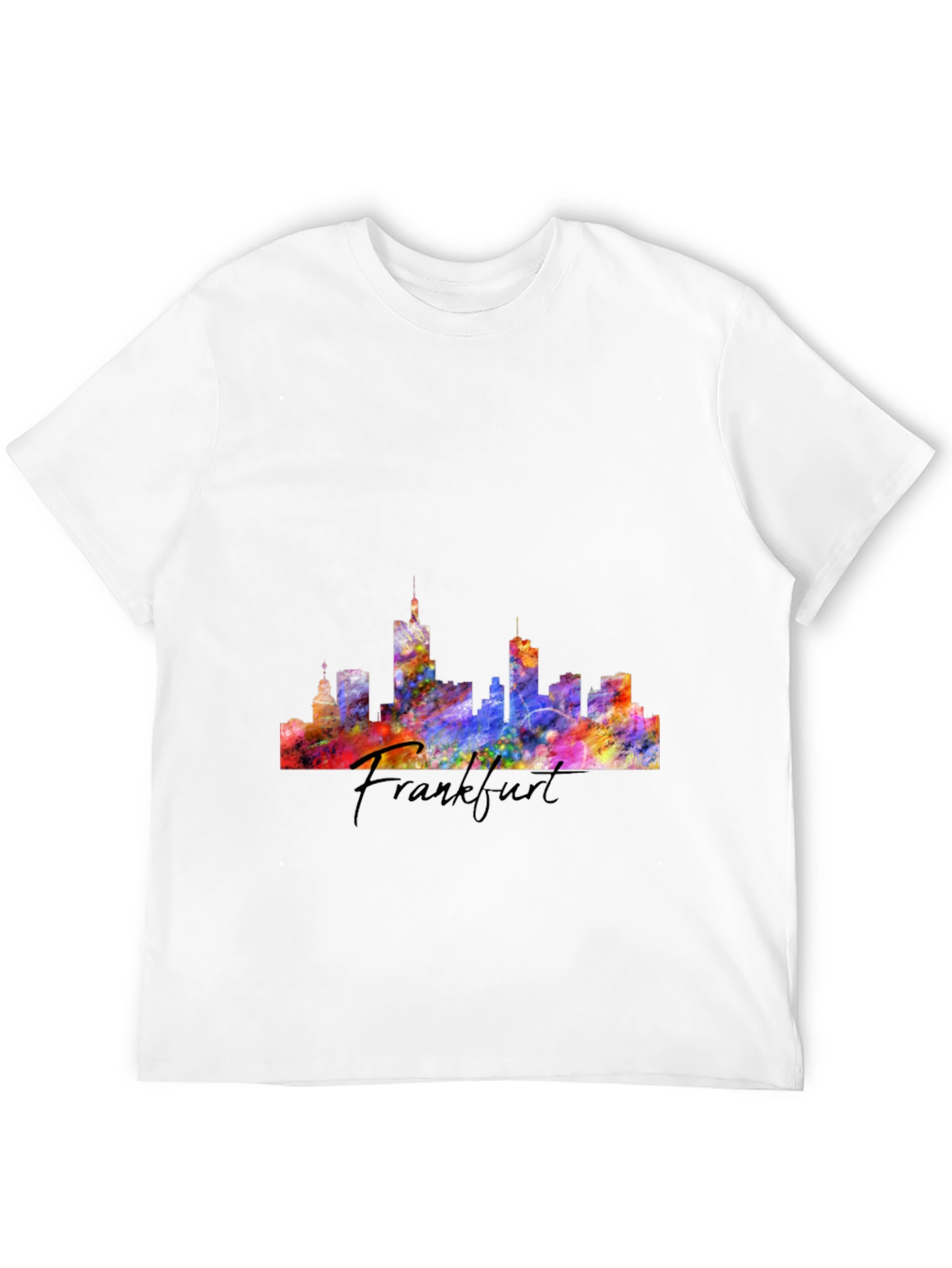 Frankfurt Skyline Graphic T-Shirt - Urban Style