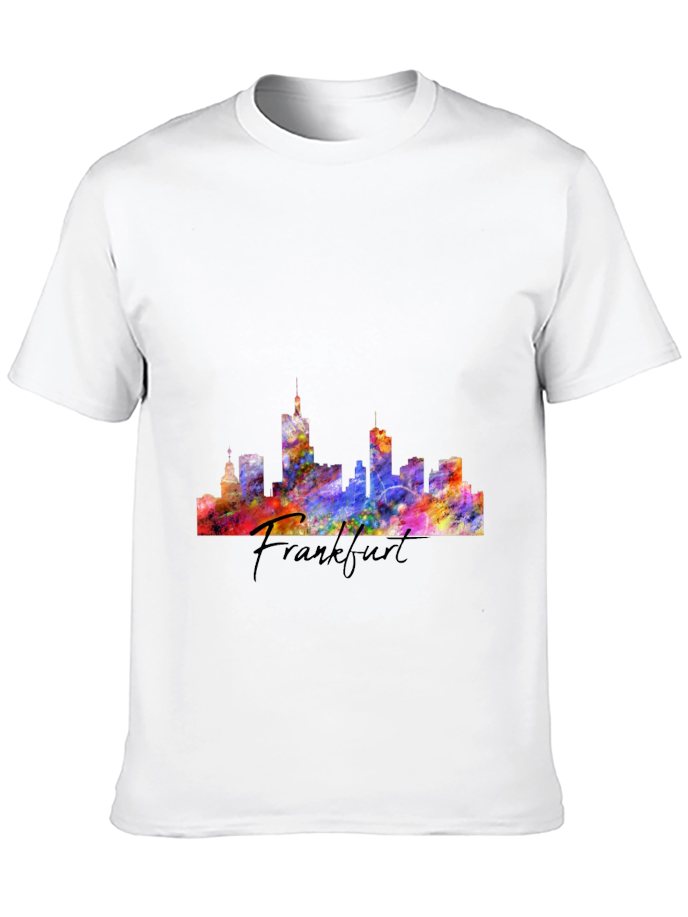 Frankfurt Skyline Graphic T-Shirt - Urban Style
