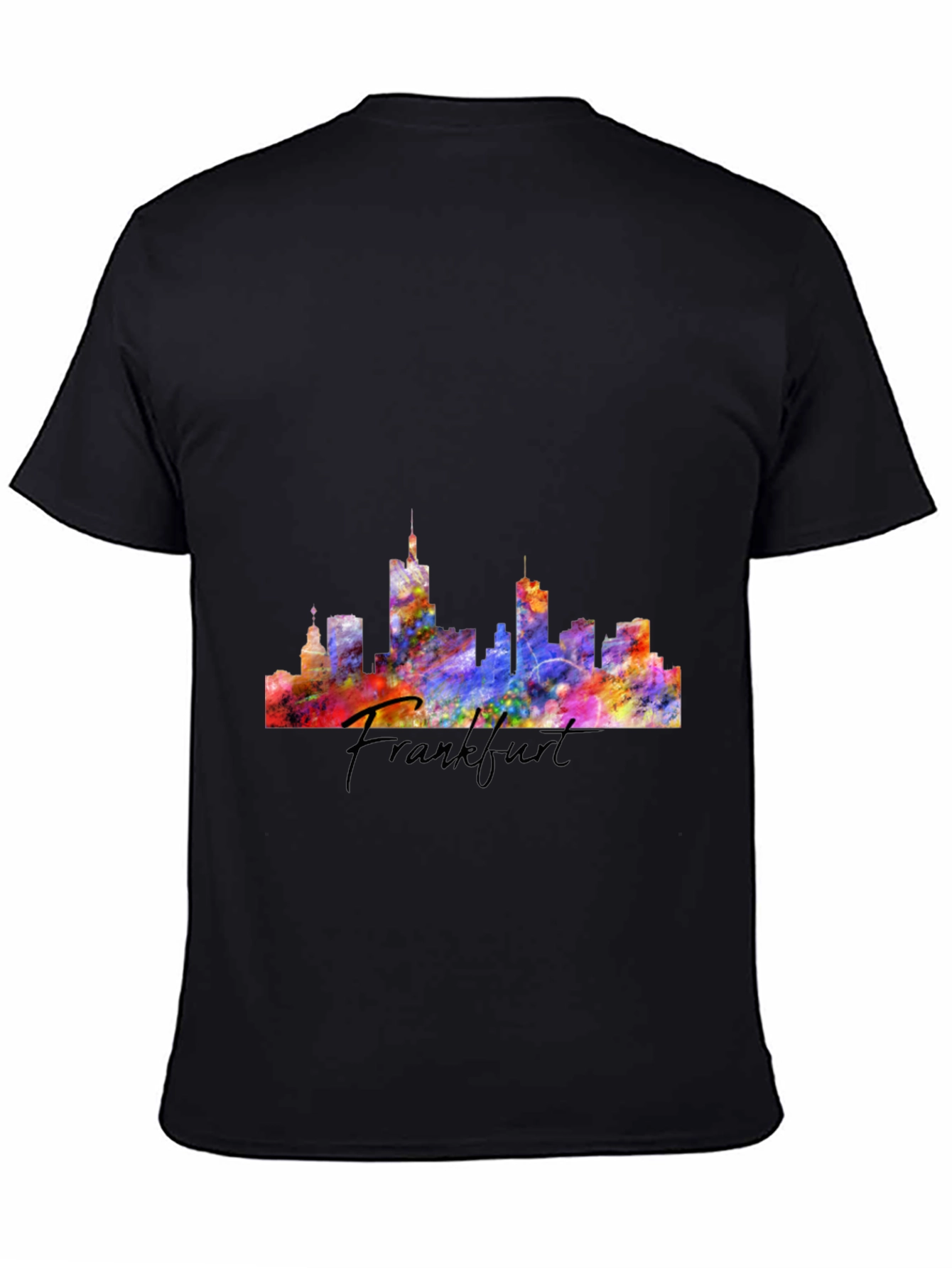 Frankfurt Skyline Graphic T-Shirt - Urban Style