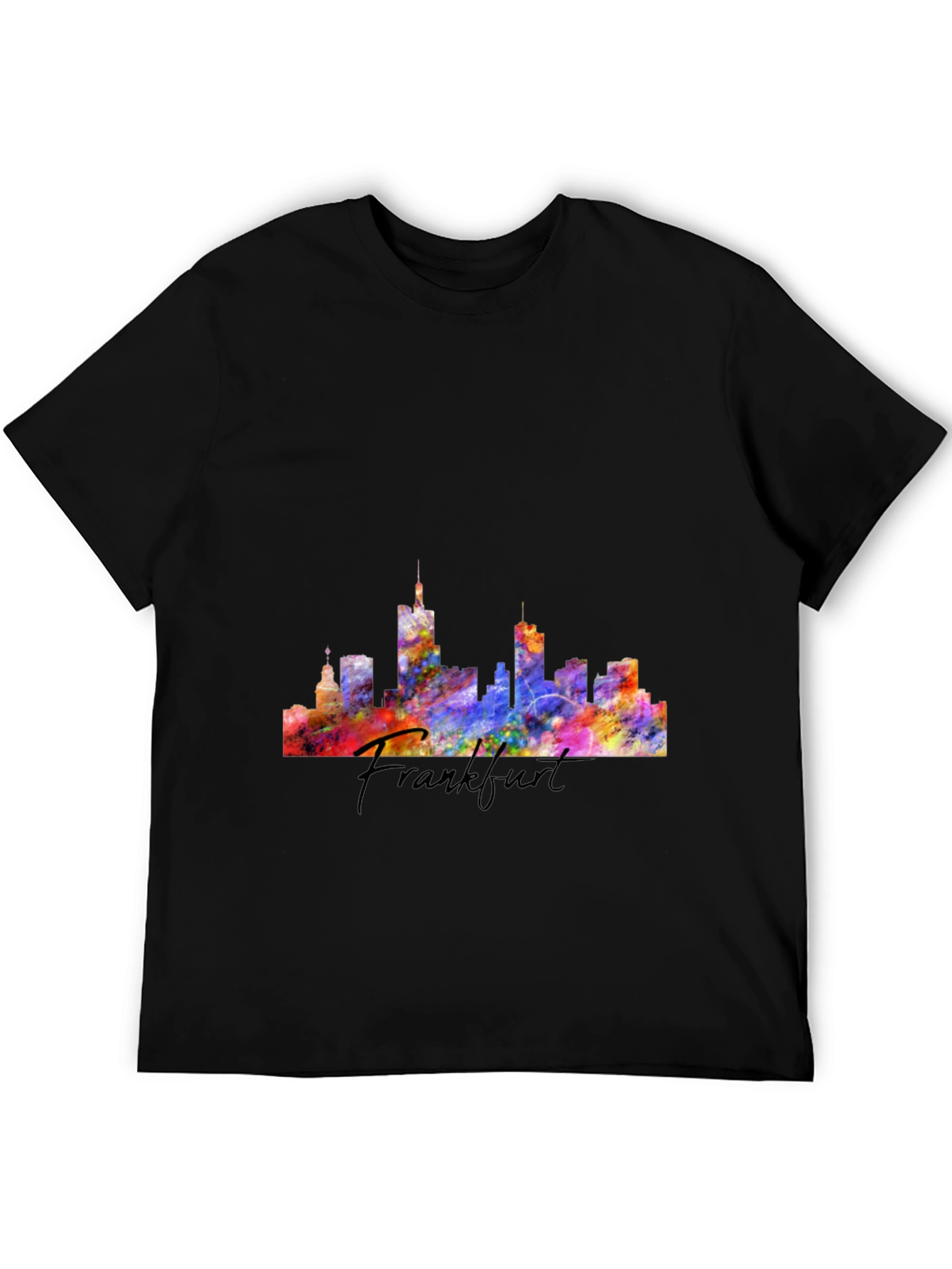 Frankfurt Skyline Graphic T-Shirt - Urban Style