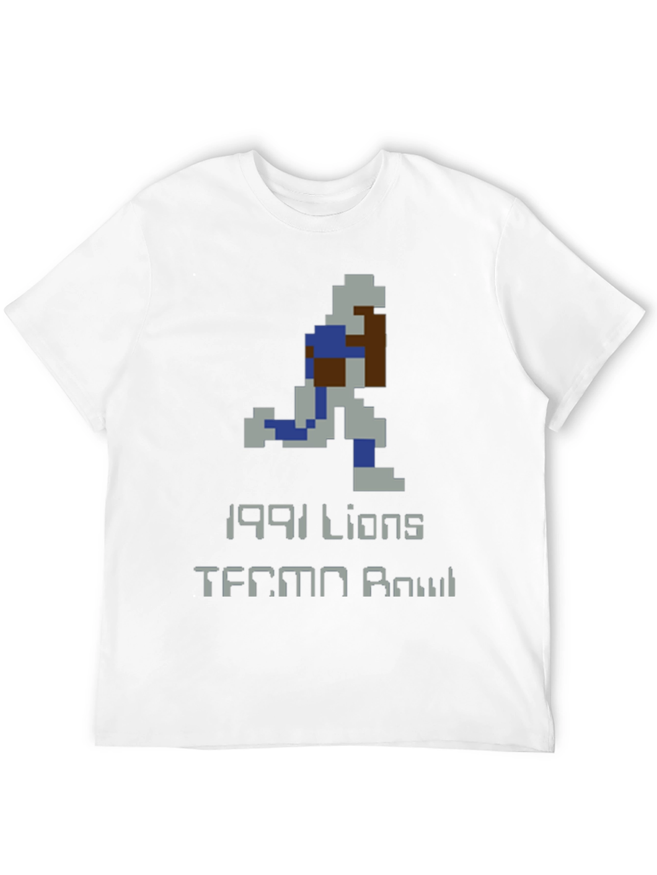 Retro 1991 Lions Tecmo Bowl T-Shirt